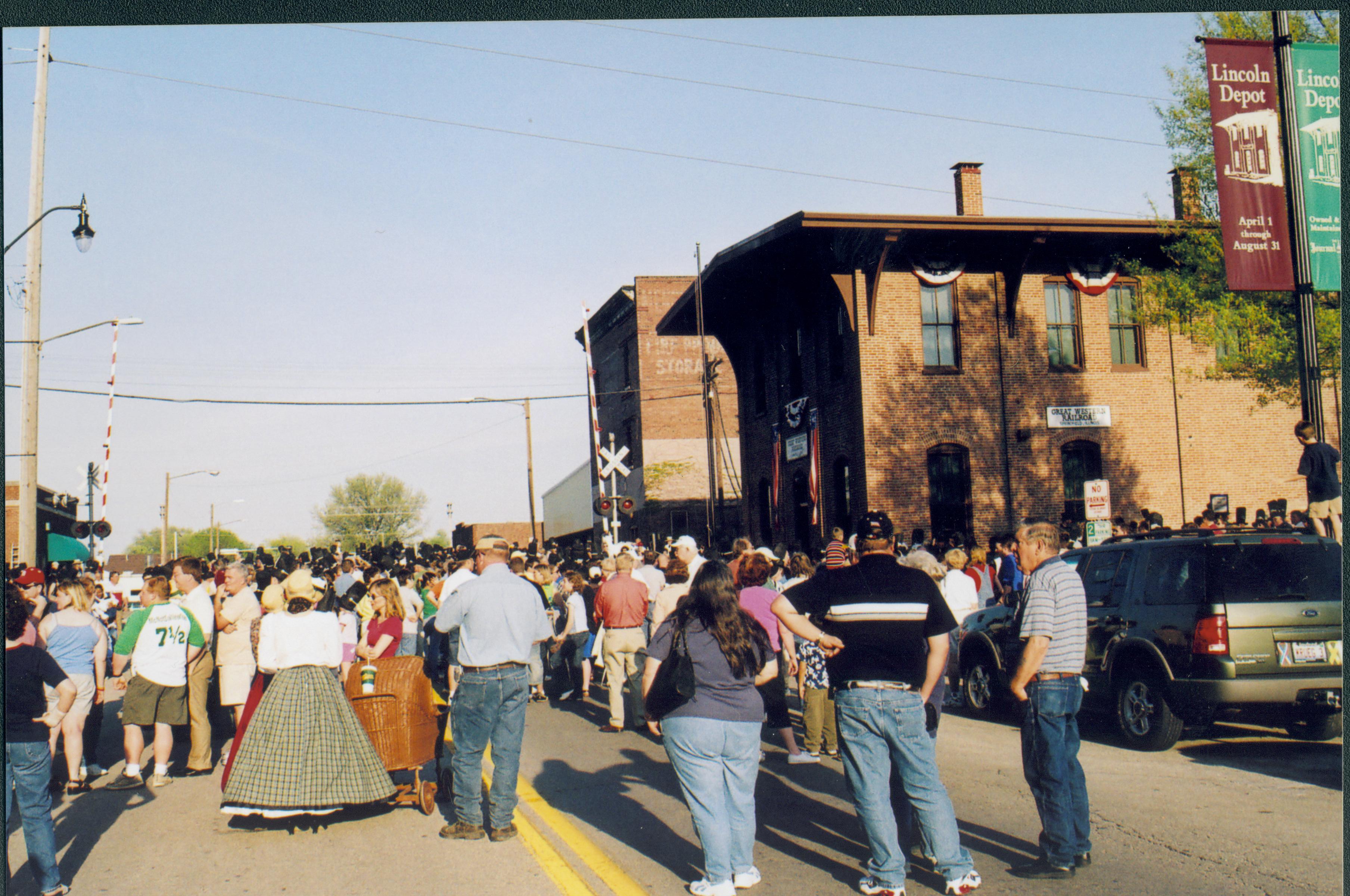 NA Lincoln Home NHS- Presidential Museum, Disc P 23 Presidential Museum, Train depot