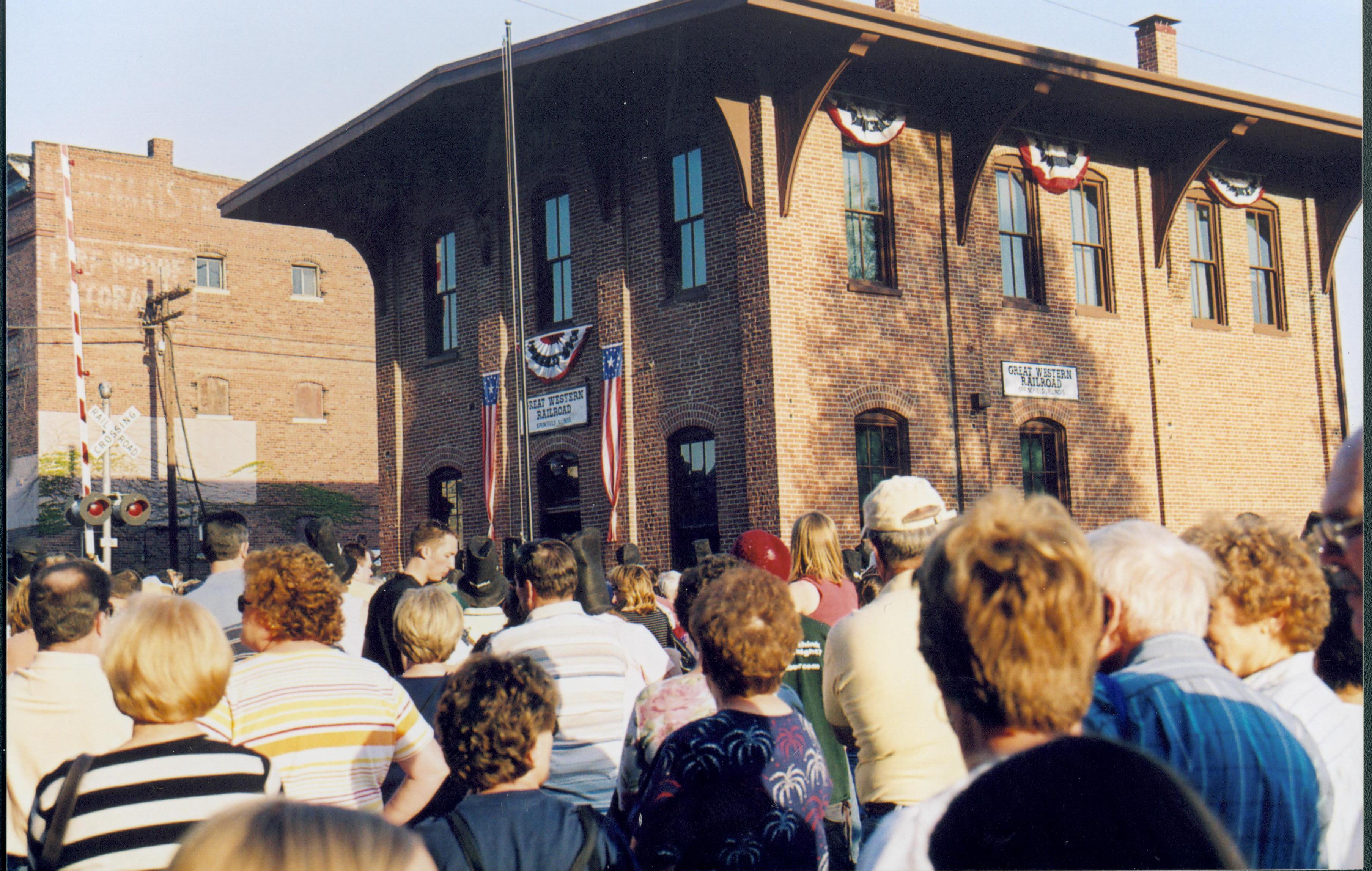 NA Lincoln Home NHS- Presidential Museum, Disc R Presidential Museum, train depot