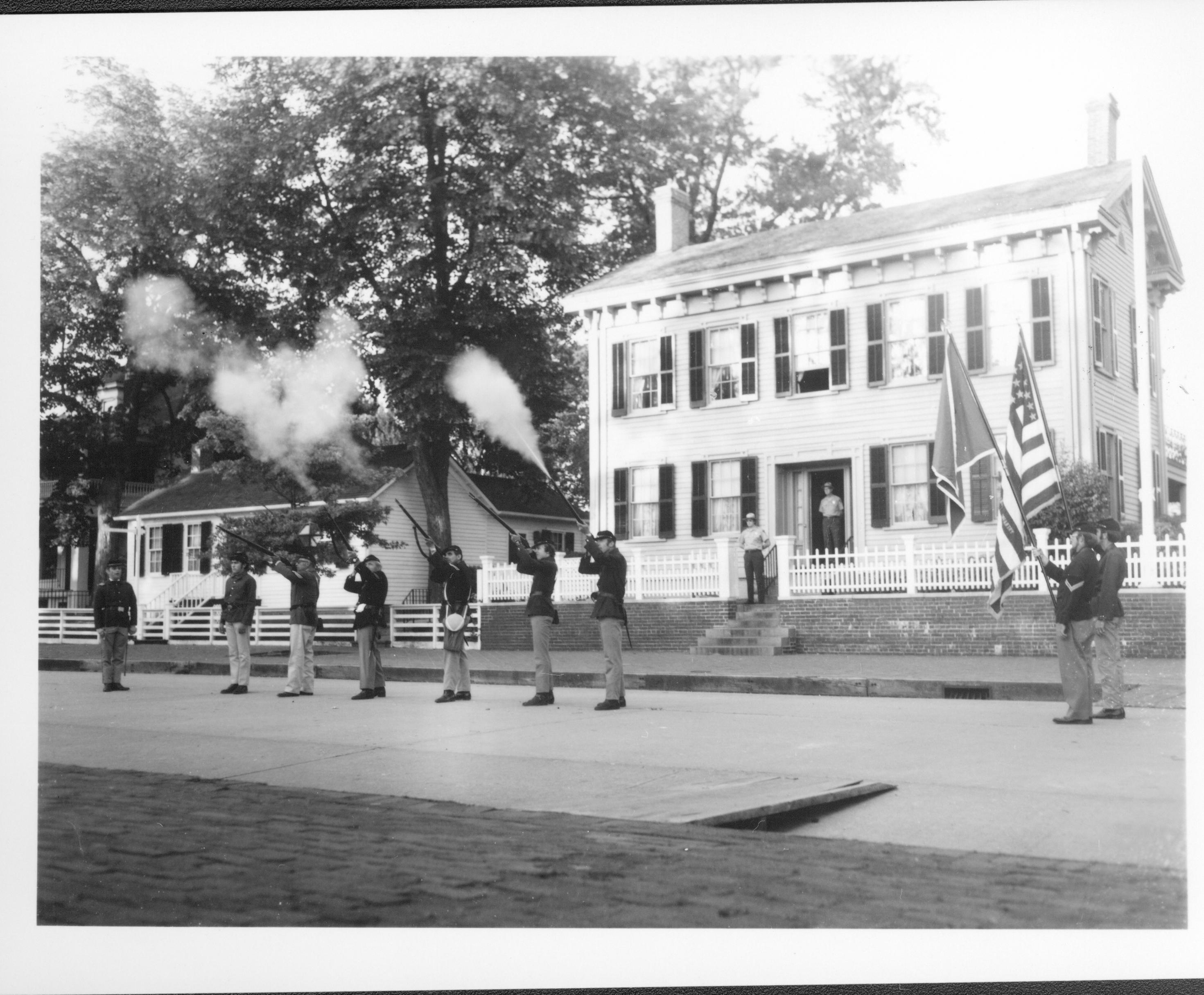 114th Illinois Volunteer Infantry  Lincoln Home NHS- LIHO Evening Retreat, neg 44 class 1000, class 8 pic 44 Lincoln Home Project, infantry