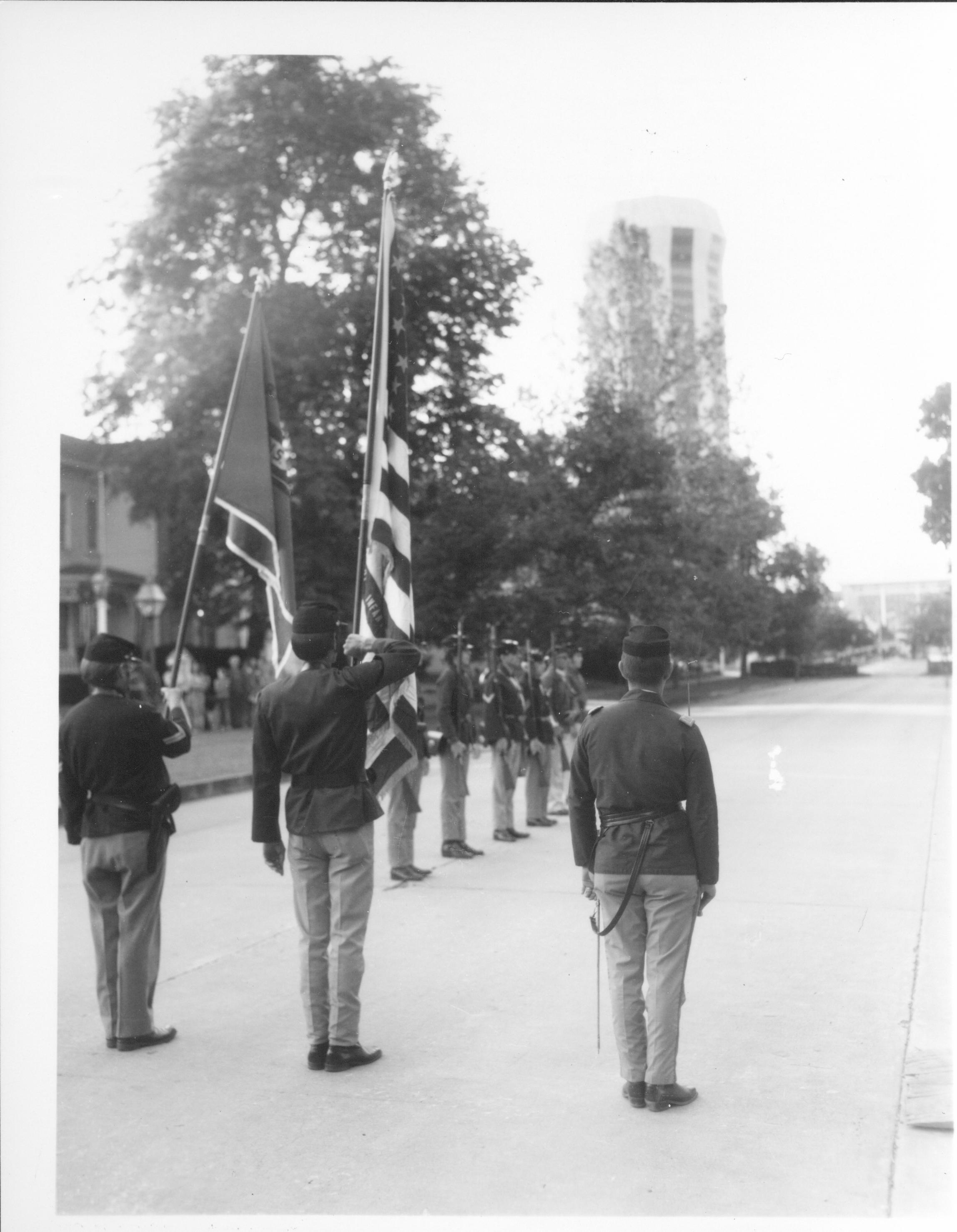 114th Illinois Volunteer Infantry  Lincoln Home NHS- LIHO Evening Retreat, neg 45 class 1000, class 8 pic 45 Lincoln Home Project, infantry