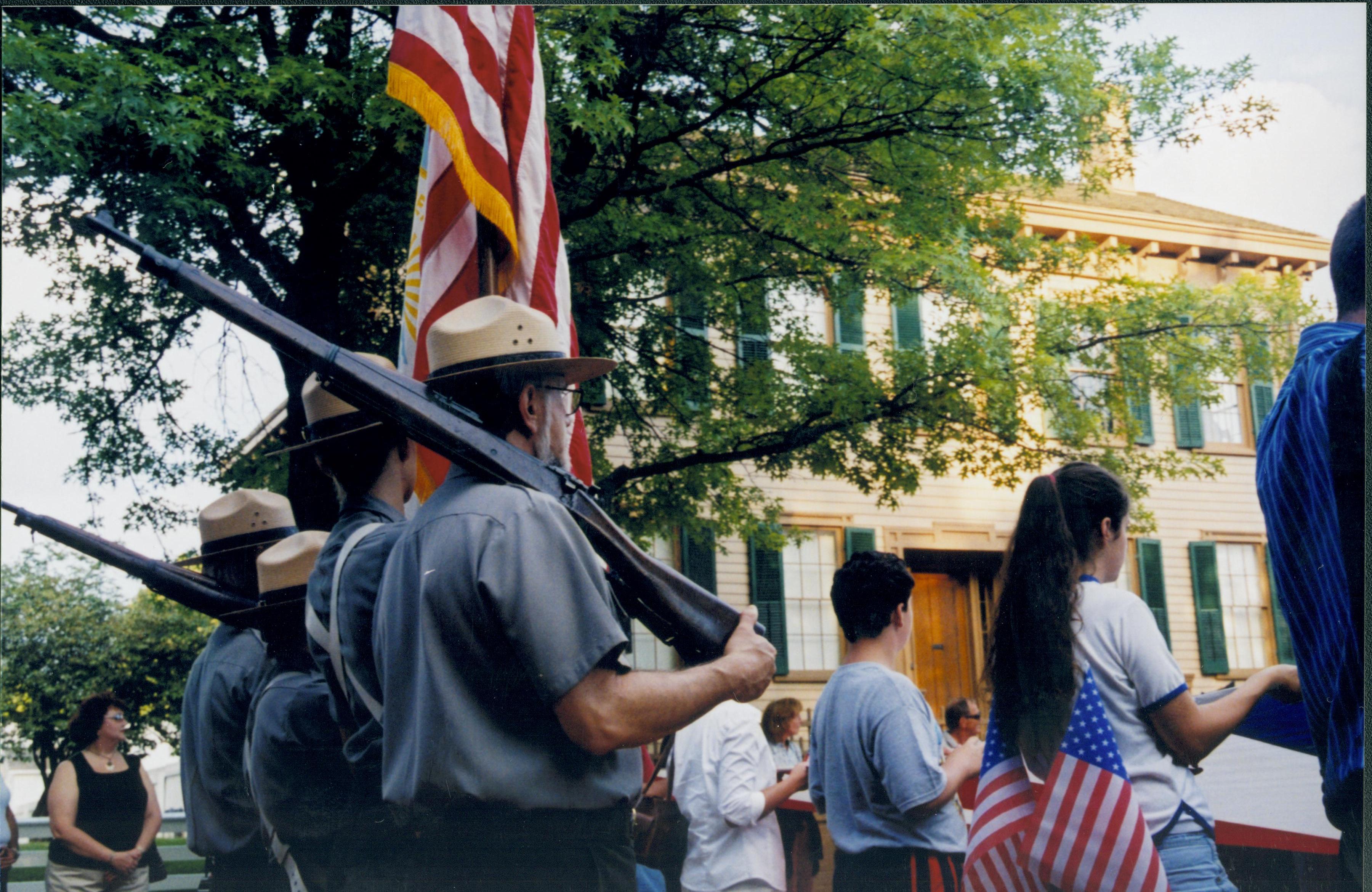 NA Lincoln Home NHS- National Flag Exhibit, Roll 5 exhibit, National Flag