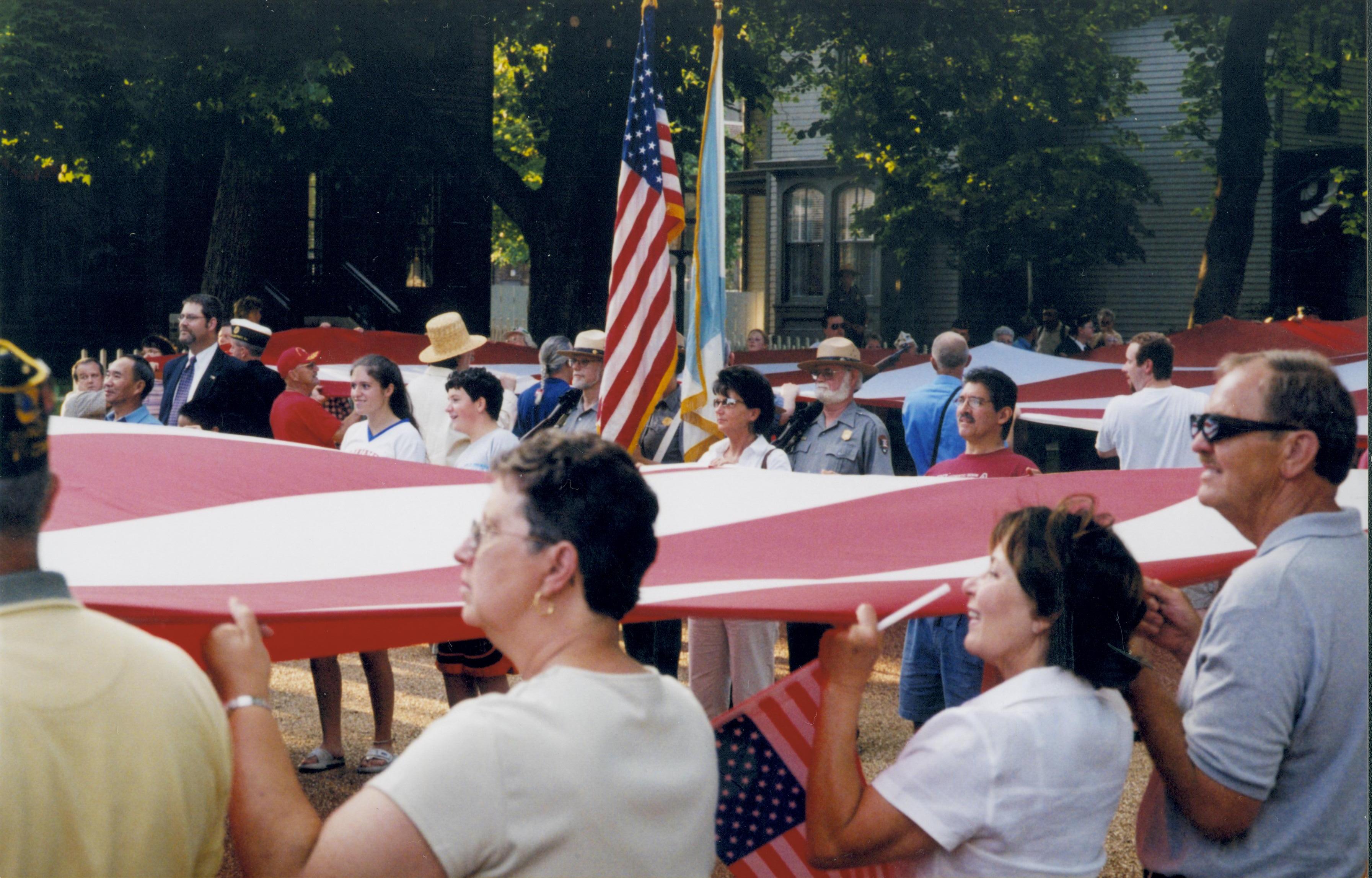 NA Lincoln Home NHS- National Flag Exhibit, Roll 5 exhibit, National Flag