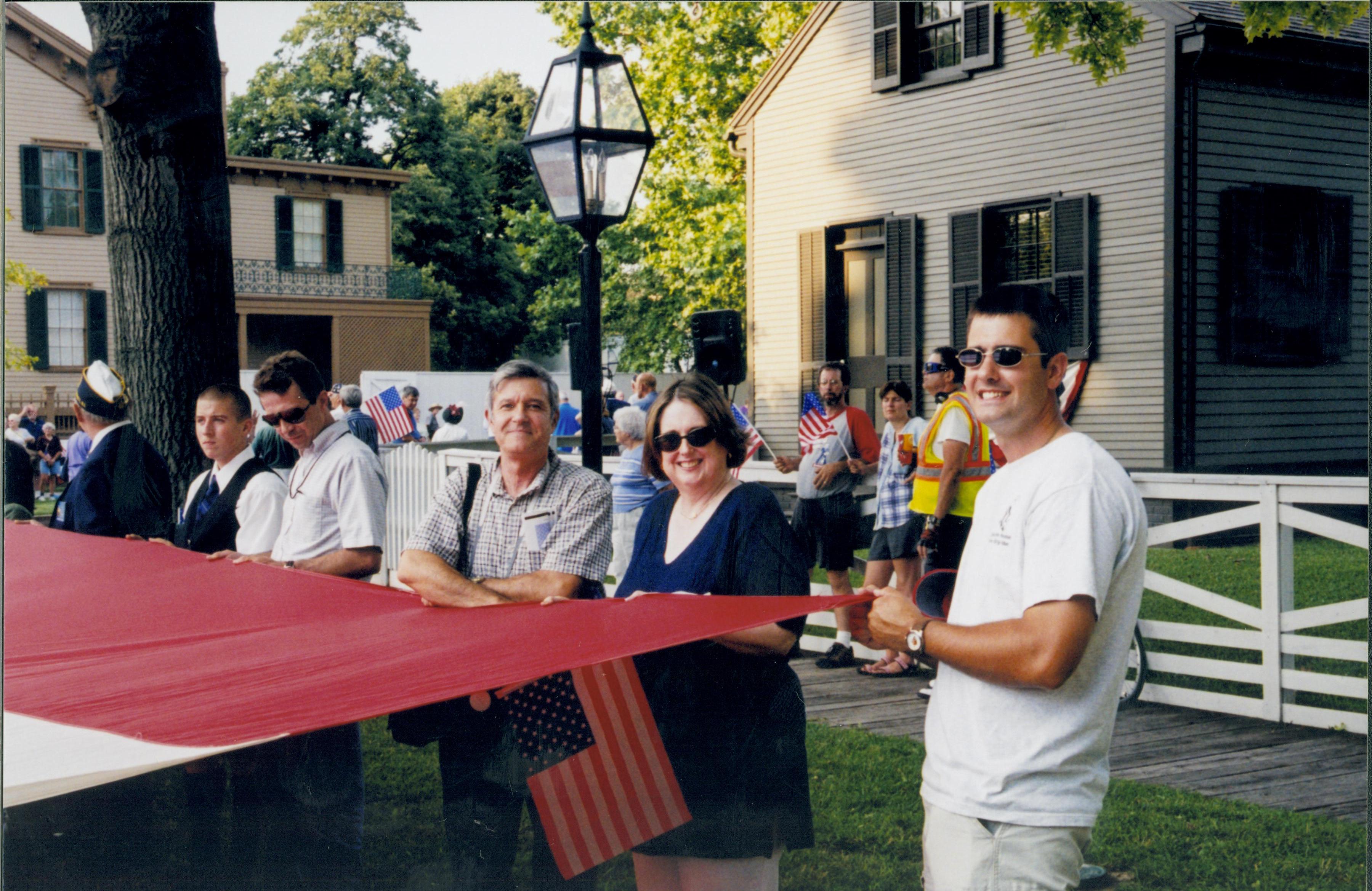 NA Lincoln Home NHS- National Flag Exhibit, Roll 4 exhibit, National Flag