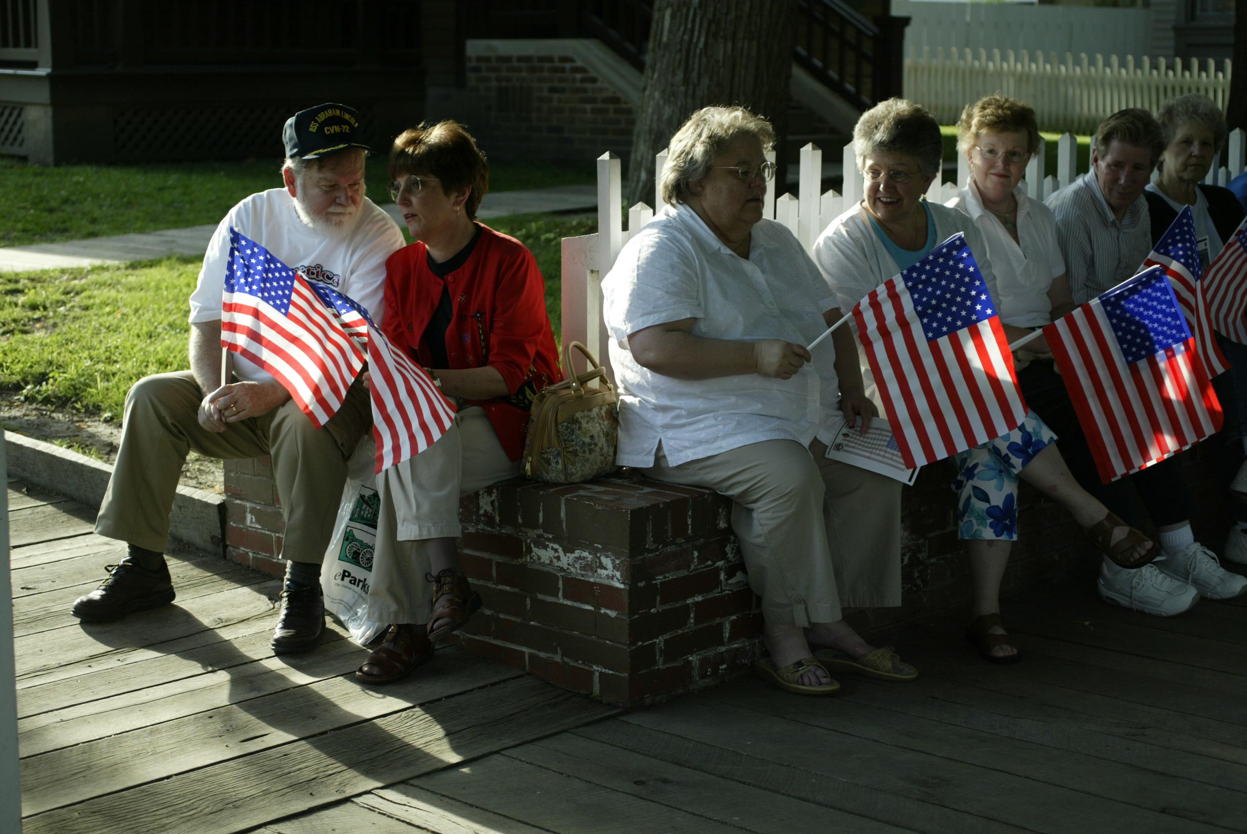 NA Lincoln Home NHS- National Flag Exhibit Honor Our Flag, Lincoln Home Flag exhibit, National Flag