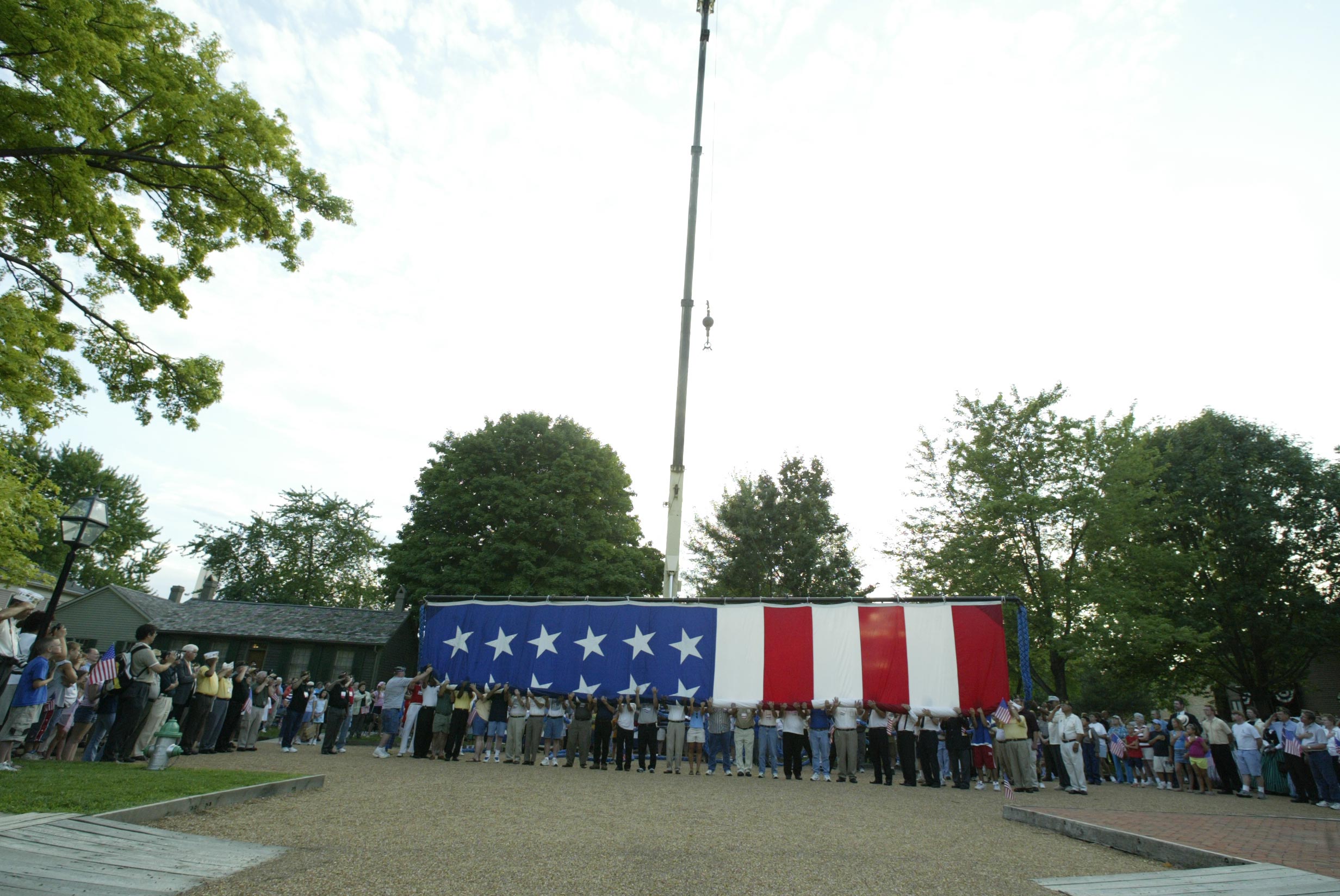 NA Lincoln Home NHS- National Flag Exhibit Honor Our Flag, Lincoln Home Flag exhibit, National Flag