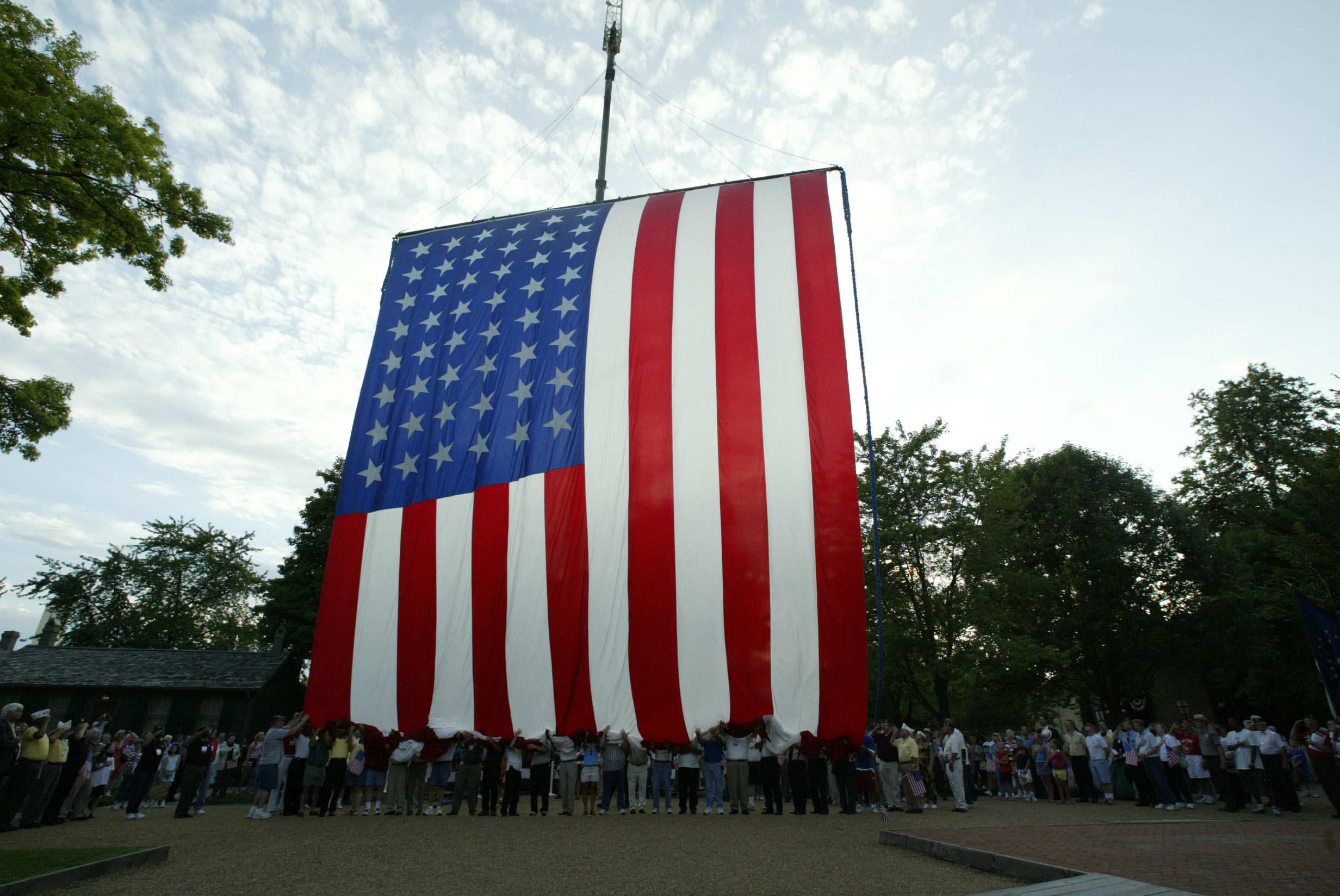 NA Lincoln Home NHS- National Flag Exhibit Honor Our Flag, Lincoln Home Flag exhibit, National Flag