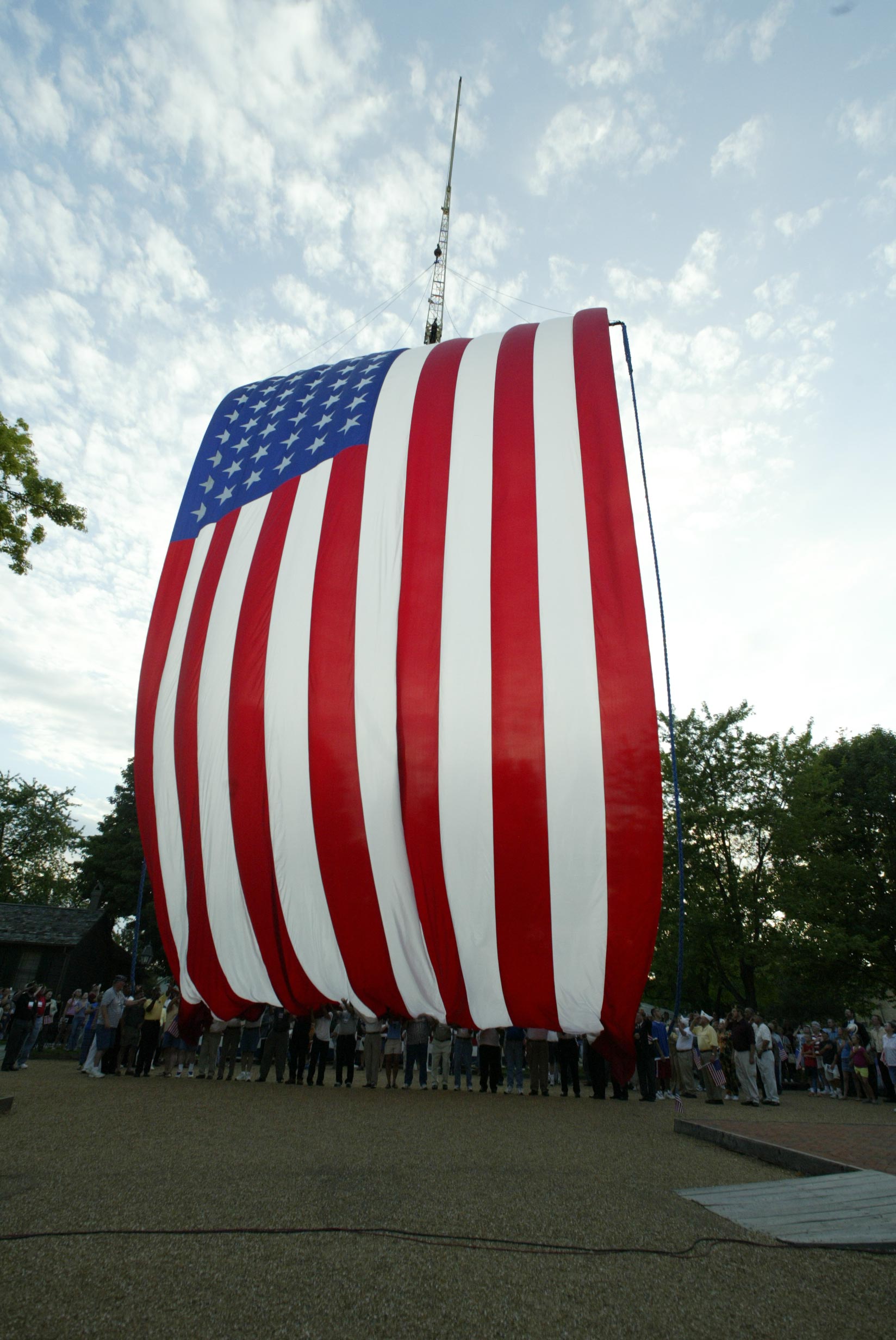 NA Lincoln Home NHS- National Flag Exhibit Honor Our Flag, Lincoln Home Flag exhibit, National Flag