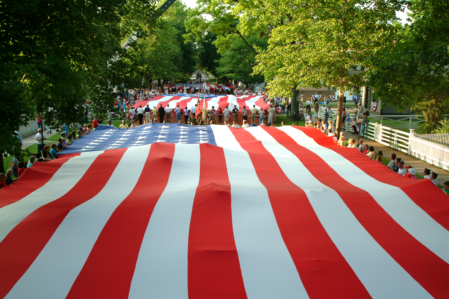 NA Lincoln Home NHS- National Flag Exhibit Honor Our Flag, Owens CD exhibit, National Flag