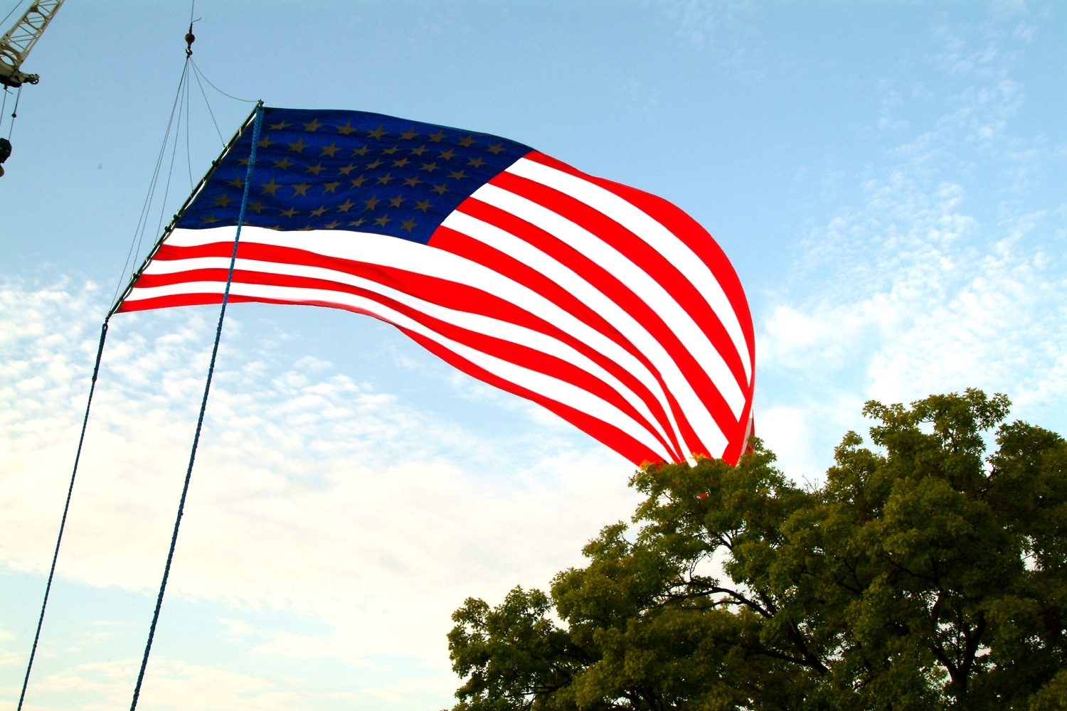 NA Lincoln Home NHS- National Flag Exhibit Honor Our Flag, Owens CD exhibit, National Flag