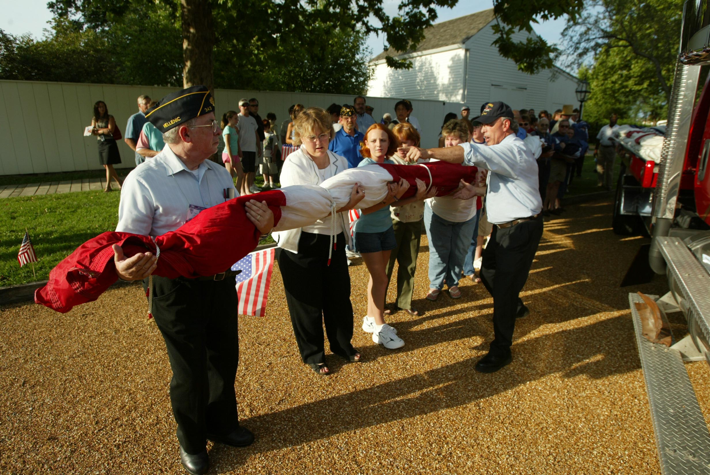 NA Lincoln Home NHS- National Flag Exhibit Honor Our Flag, Lincoln Home Flag exhibit, National Flag