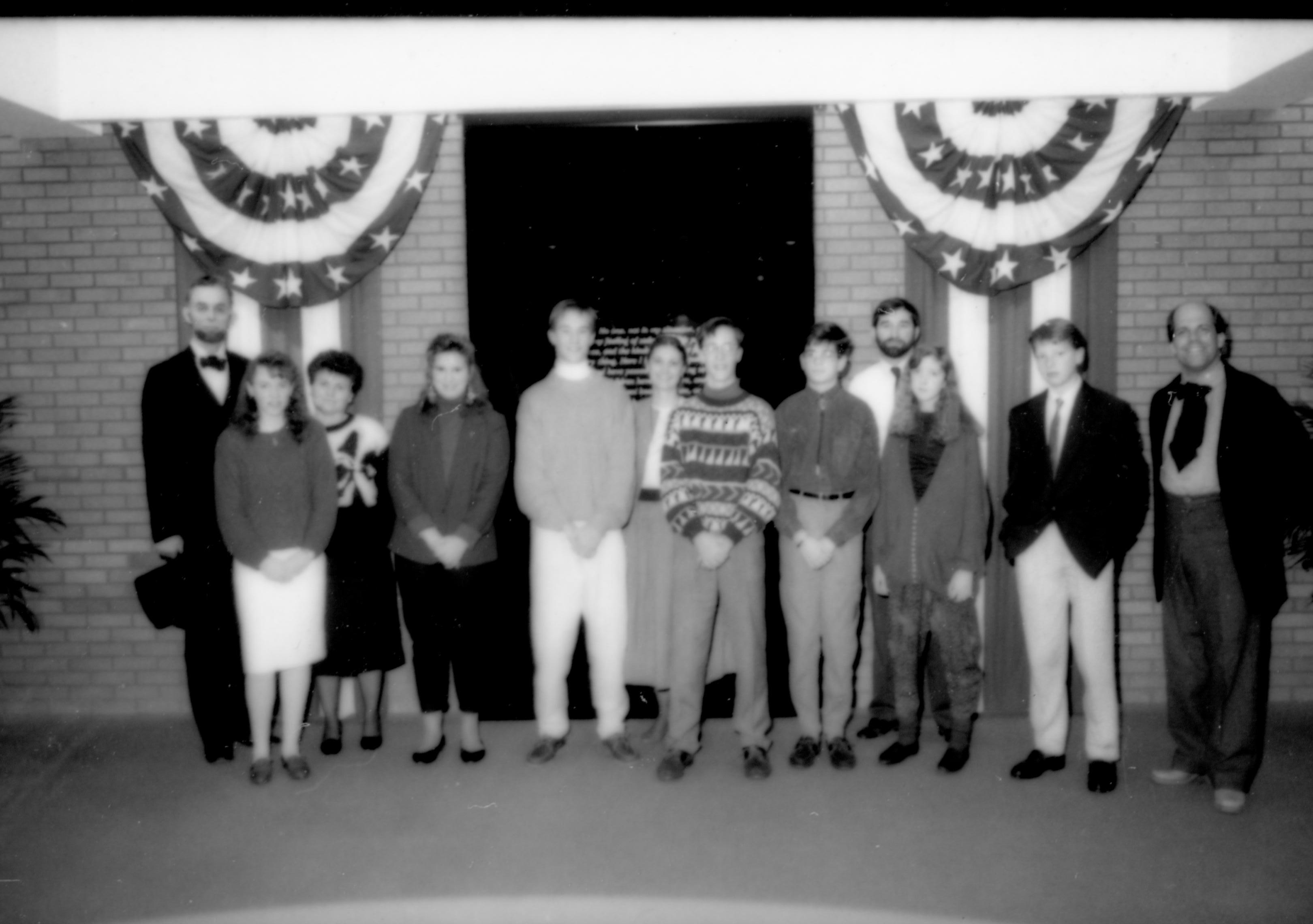 Essay Contest winners Lincoln Home NHS- Book Signing, 76433 birthday, awards program, contest winners