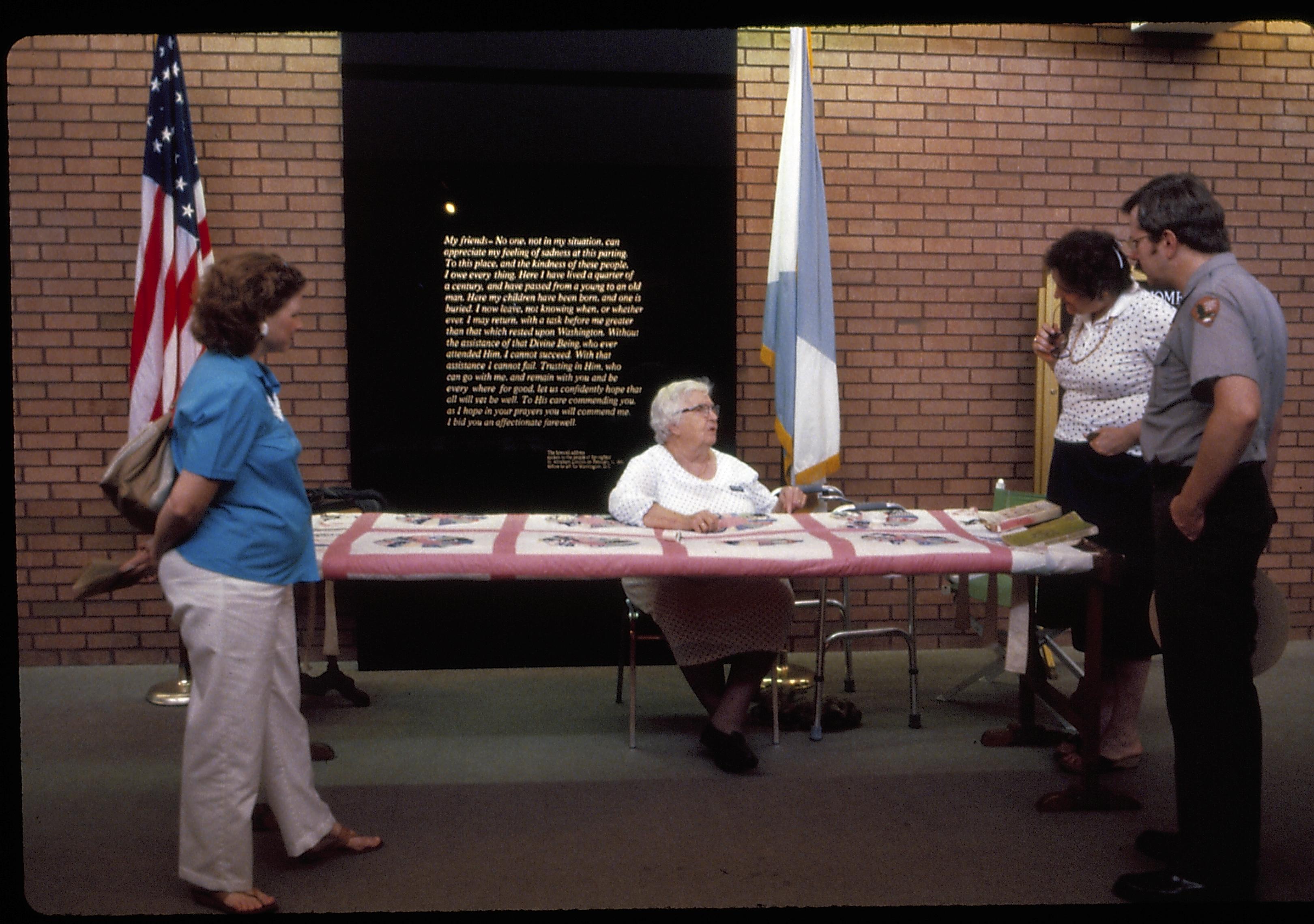 NA Lincoln Home NHS- Quilt Exhibit quilt, exhibit