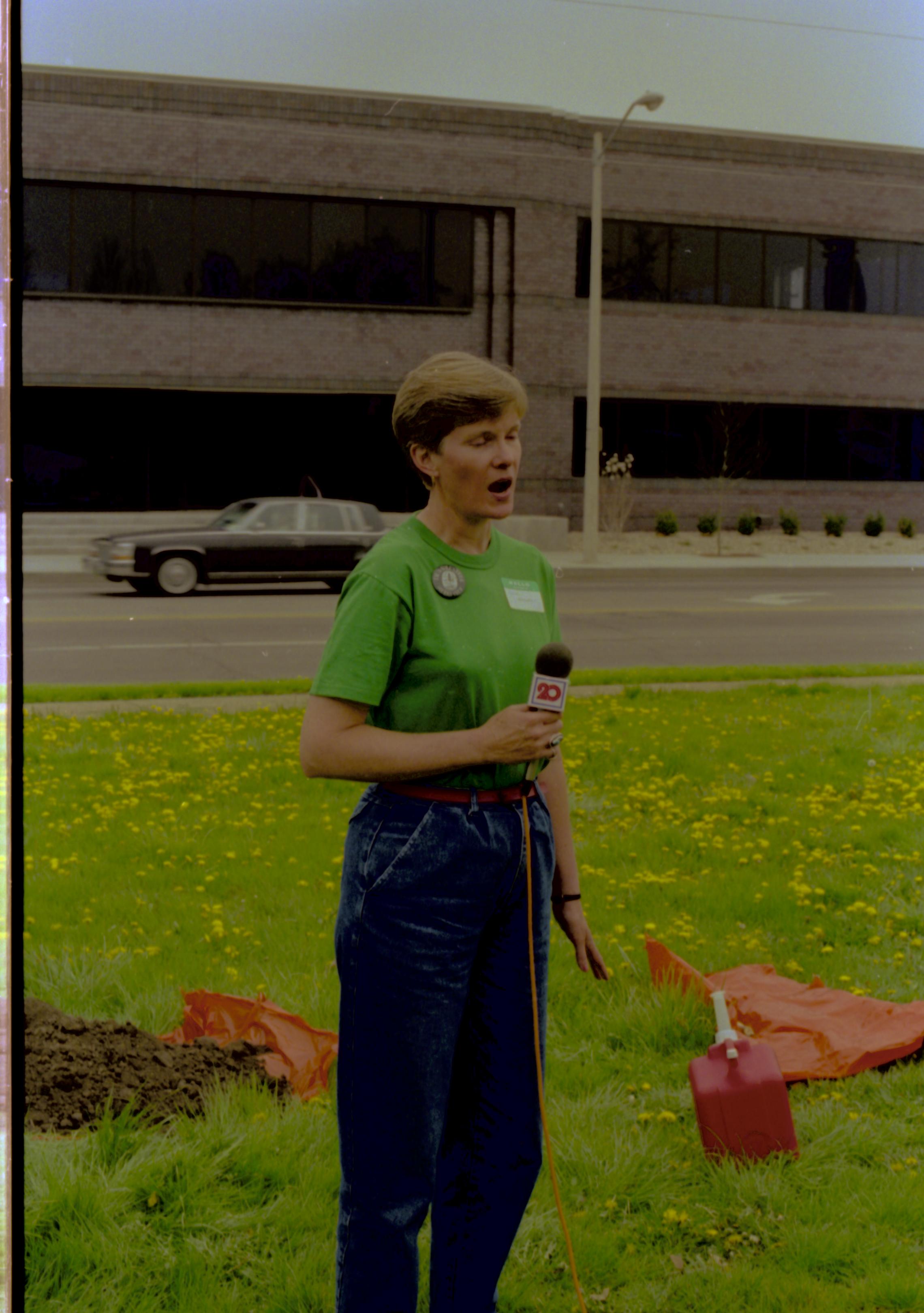 NA Lincoln Home NHS- Morse House Tree Planting, 64A Morse House, tree planting