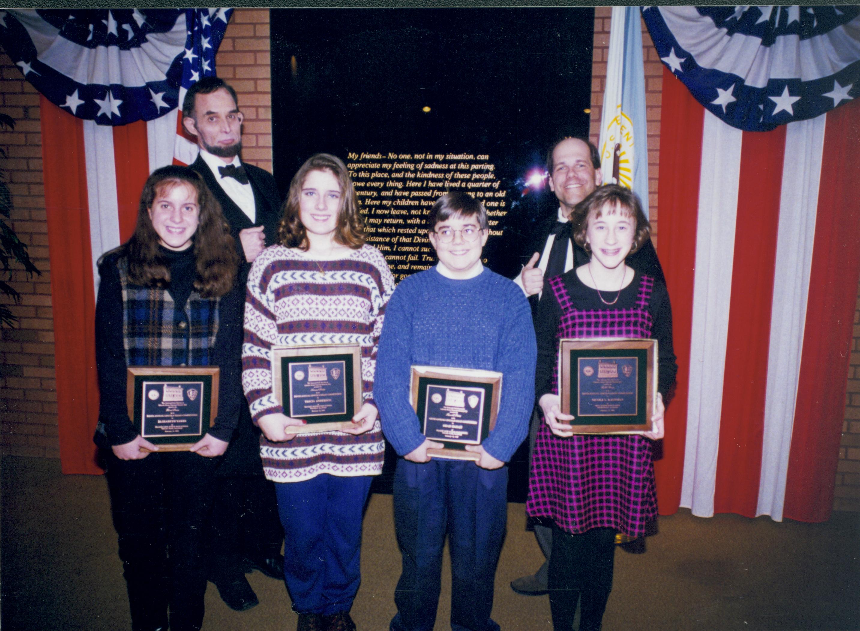 NA Lincoln Home NHS- Lincoln Birthday and Essay Contest, 80312 Birthday celebration, Essay Contest