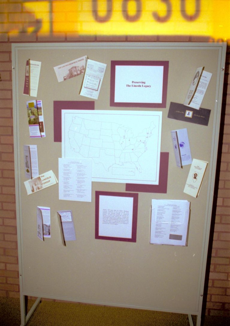 NA Lincoln Home NHS- Lincoln Birthday and Essay Contest exhibit