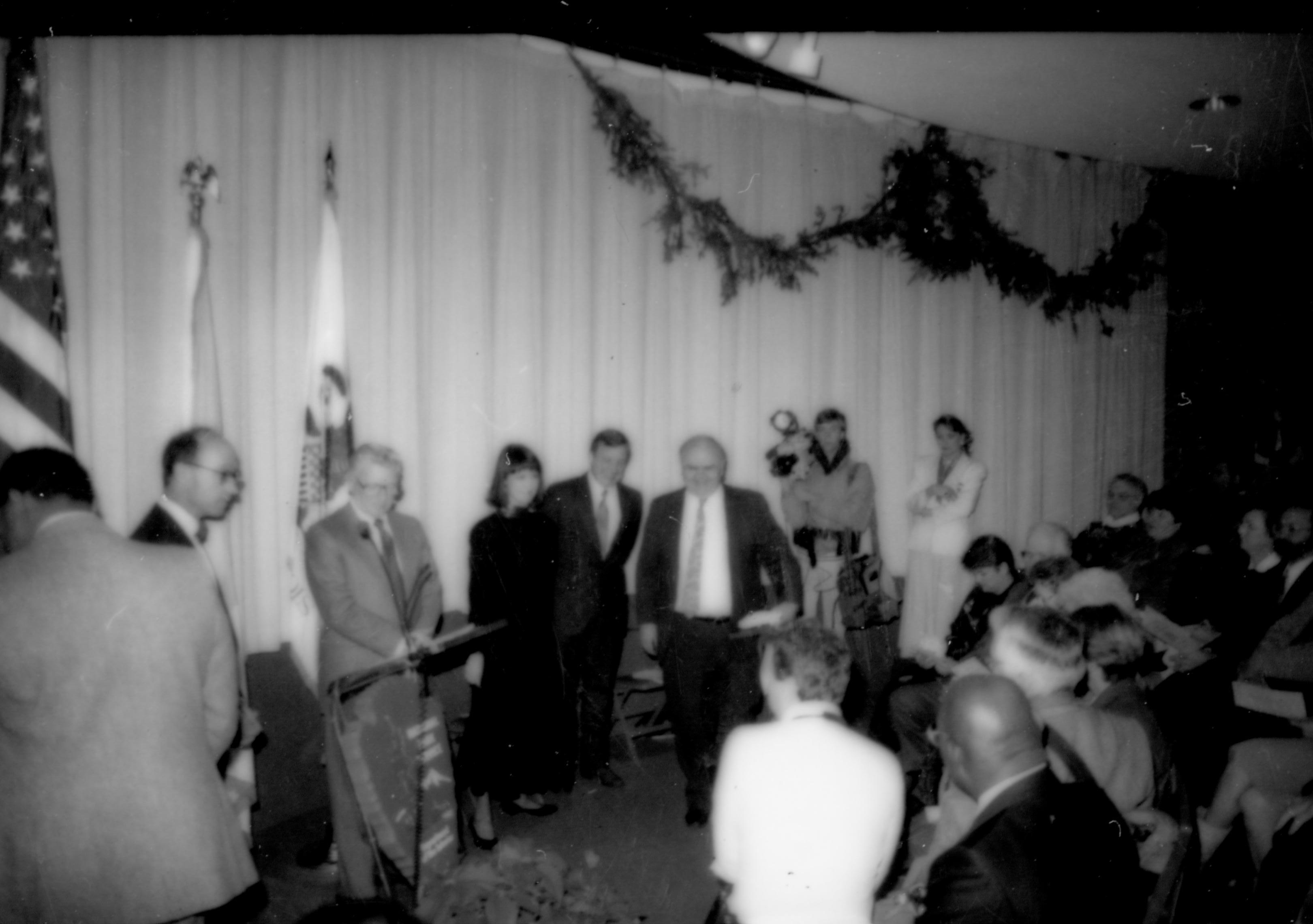 NA Lincoln Home NHS- Christmas in Licoln Neighborhood 1989, 88315 Christmas, neighborhood, ceremony