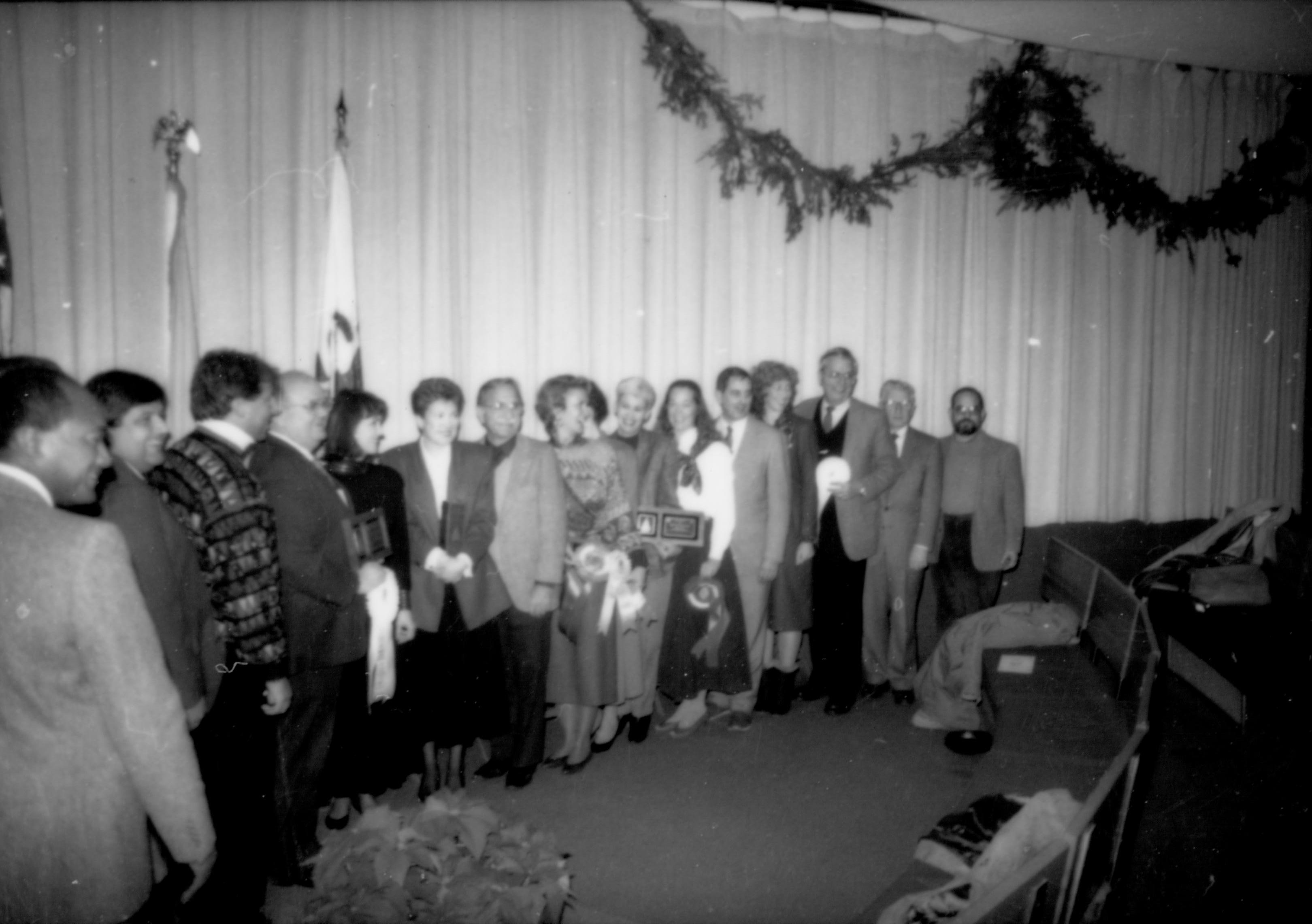 NA Lincoln Home NHS- Christmas in Licoln Neighborhood 1989, 88315 Christmas, neighborhood, ceremony