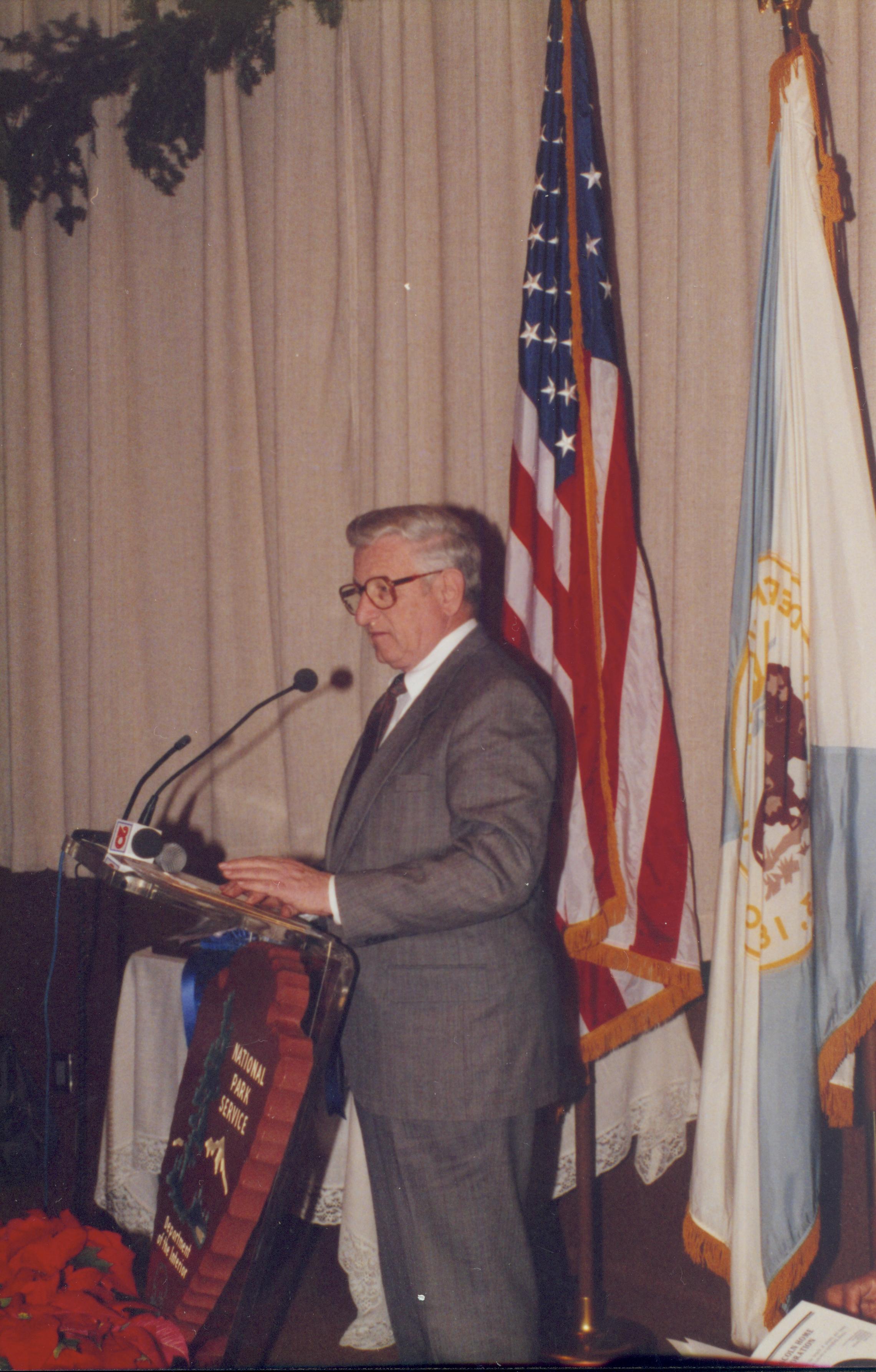 NA Lincoln Home NHS- Christmas in Licoln Neighborhood 1989 Christmas, ceremony, award