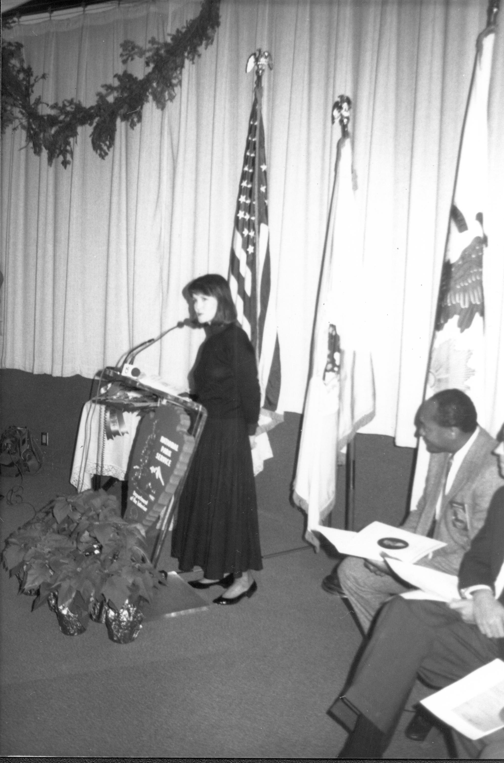 NA Lincoln Home NHS- Christmas in Licoln Neighborhood 1989 Christmas, ceremony, award