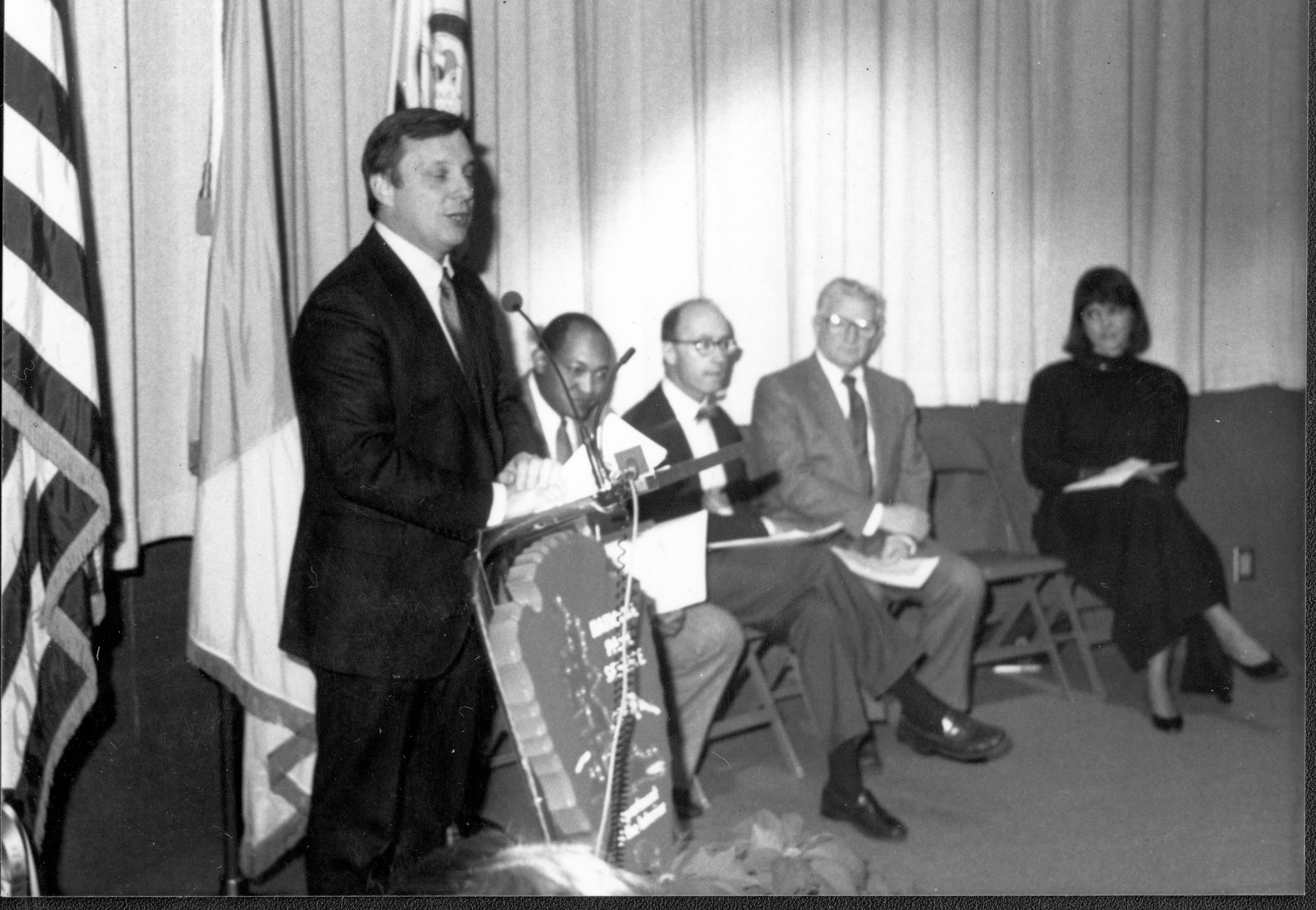 NA Lincoln Home NHS- Christmas in Licoln Neighborhood 1989 Christmas, ceremony, award
