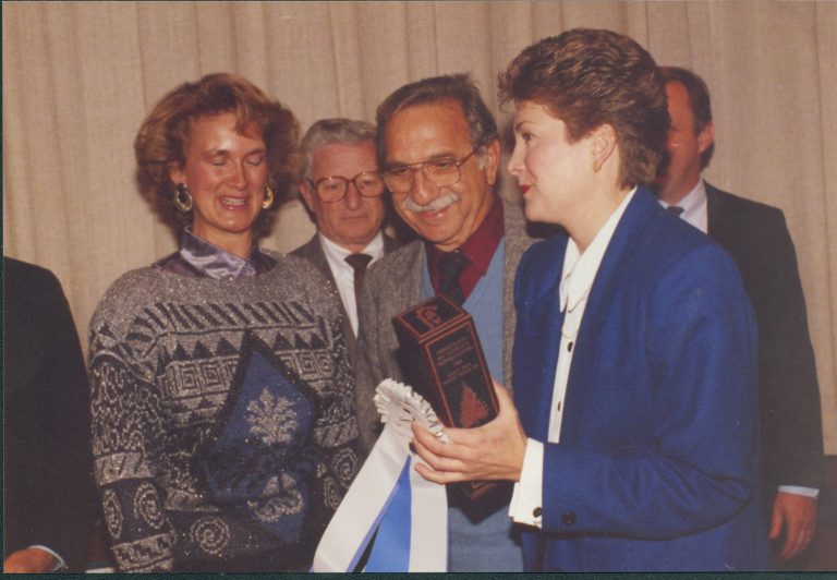 NA Lincoln Home NHS- Christmas in Licoln Neighborhood 1989 Christmas, ceremony, award