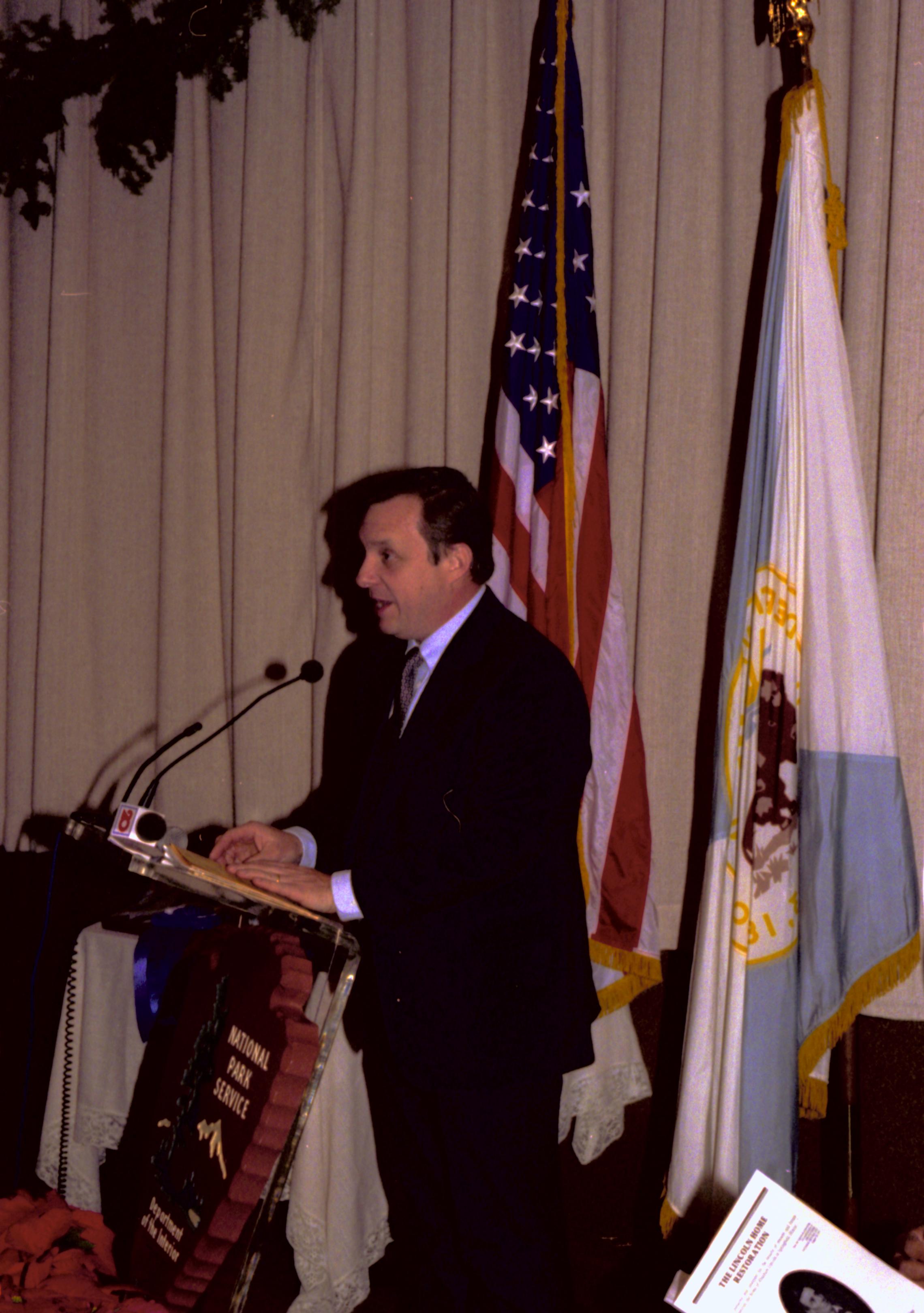 NA Lincoln Home NHS- Christmas in Licoln Neighborhood 1989, 8488, 143A, 25 Christmas, award, ceremony