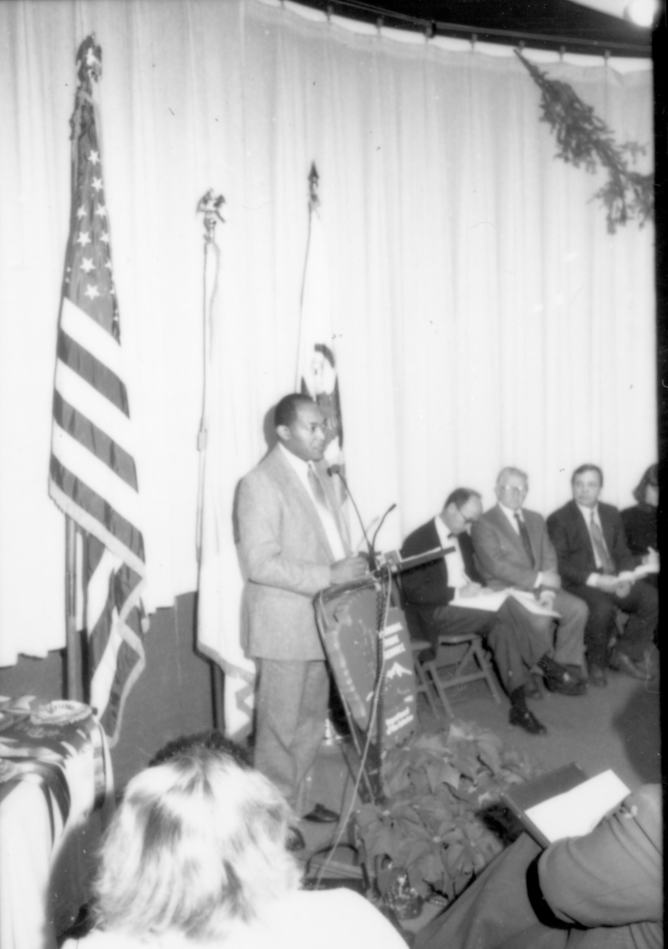 NA Lincoln Home NHS- Christmas in Licoln Neighborhood 1989, 88312, 56A Christmas, award, ceremony