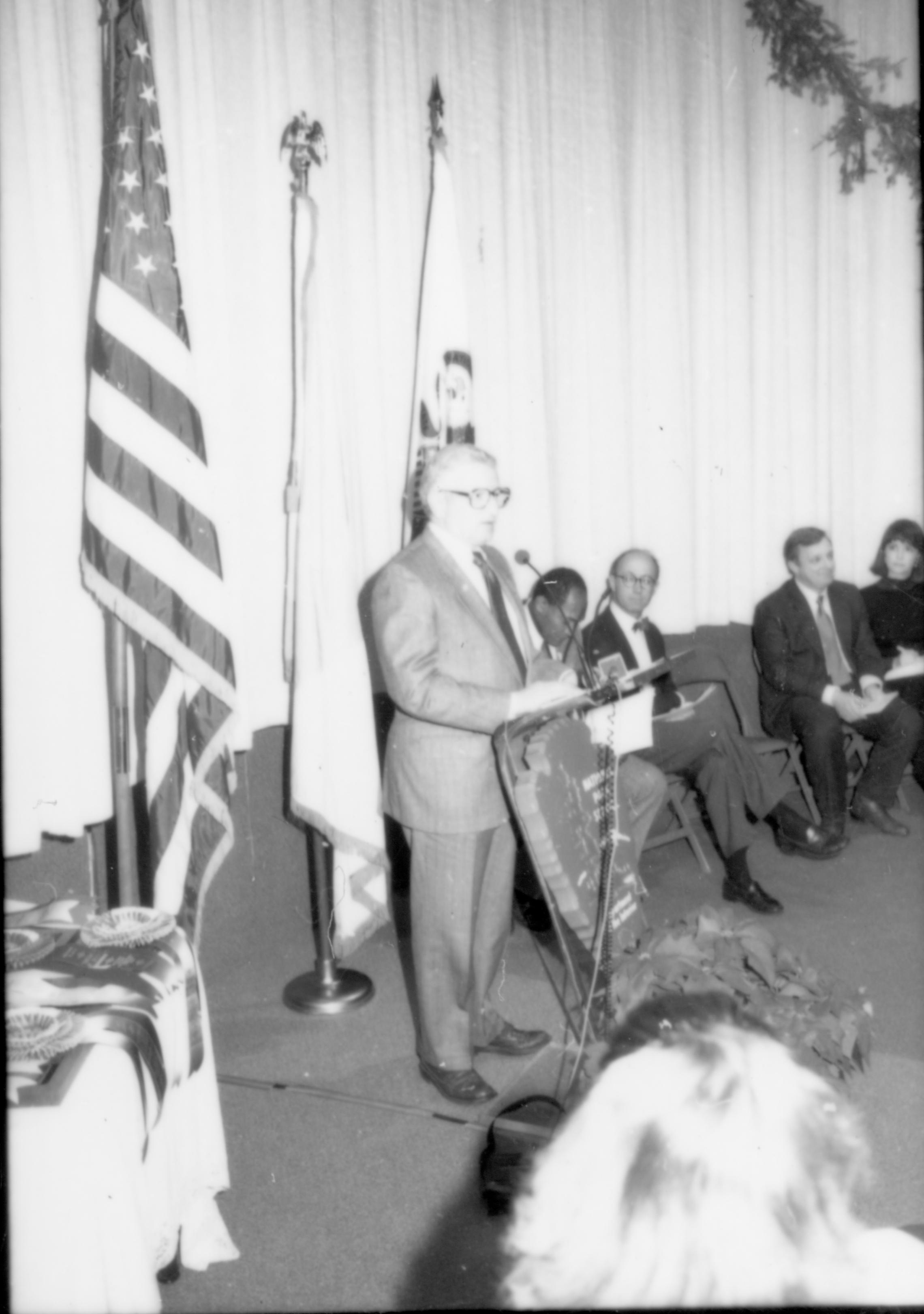 NA Lincoln Home NHS- Christmas in Licoln Neighborhood 1989, 88312, 56A Christmas, award, ceremony