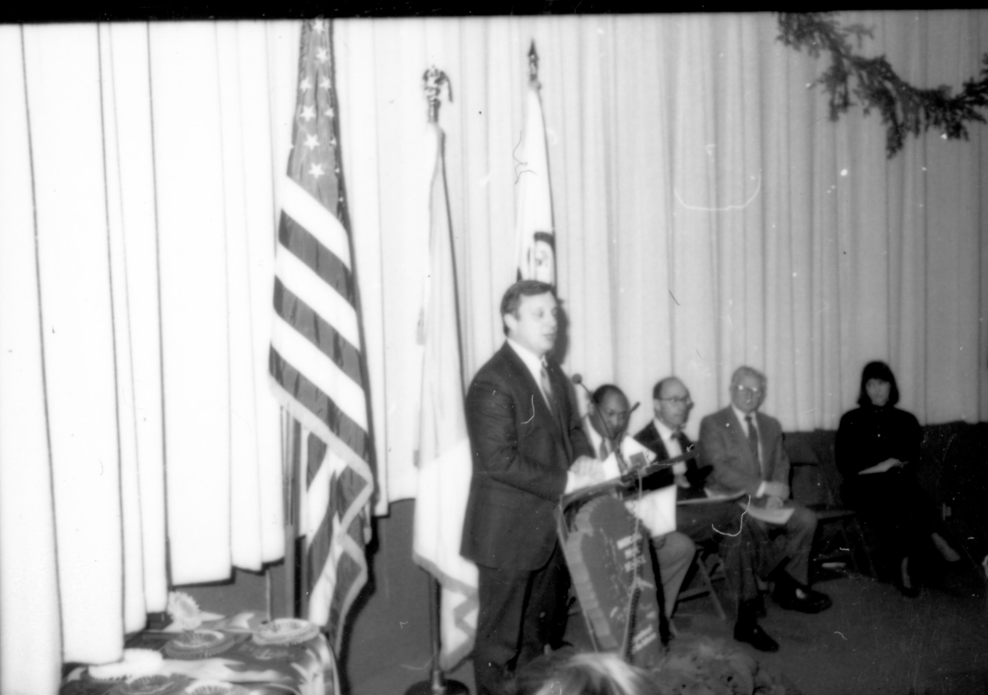 NA Lincoln Home NHS- Christmas in Licoln Neighborhood 1989, 88312, 56A Christmas, award, ceremony