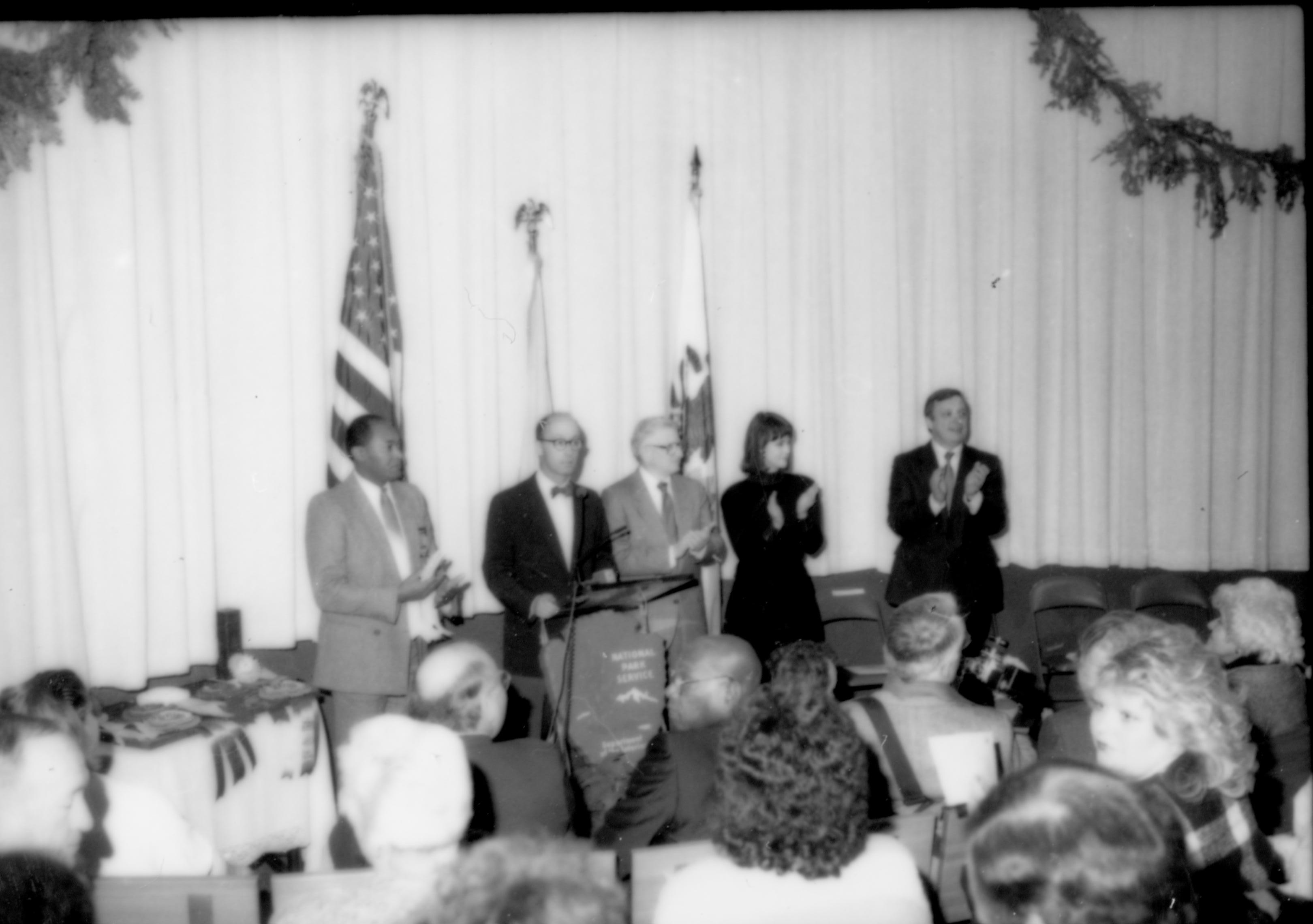 NA Lincoln Home NHS- Christmas in Licoln Neighborhood 1989, 88312, 56A Christmas, award, ceremony