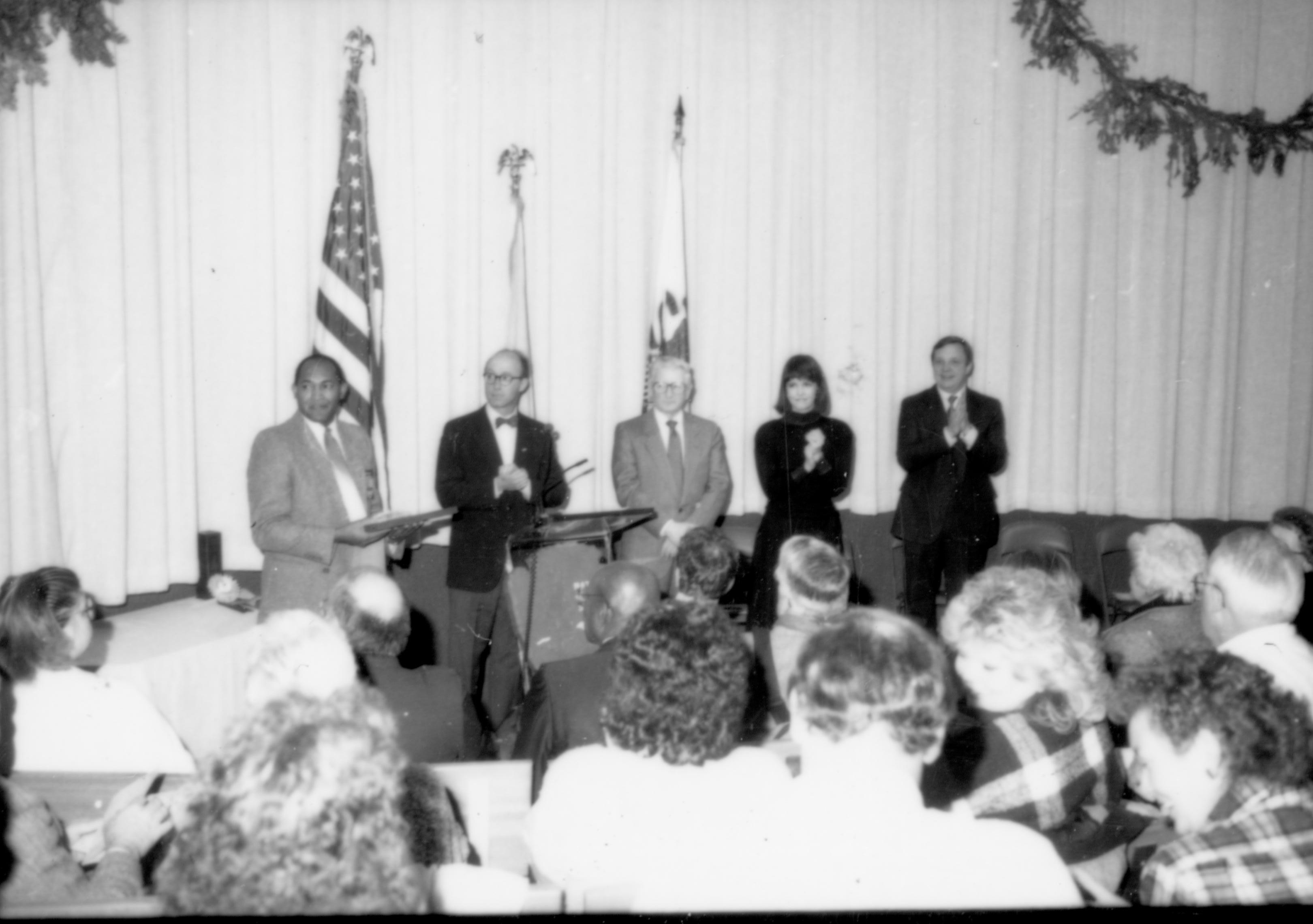 NA Lincoln Home NHS- Christmas in Licoln Neighborhood 1989, 88312 Christmas, award, ceremony
