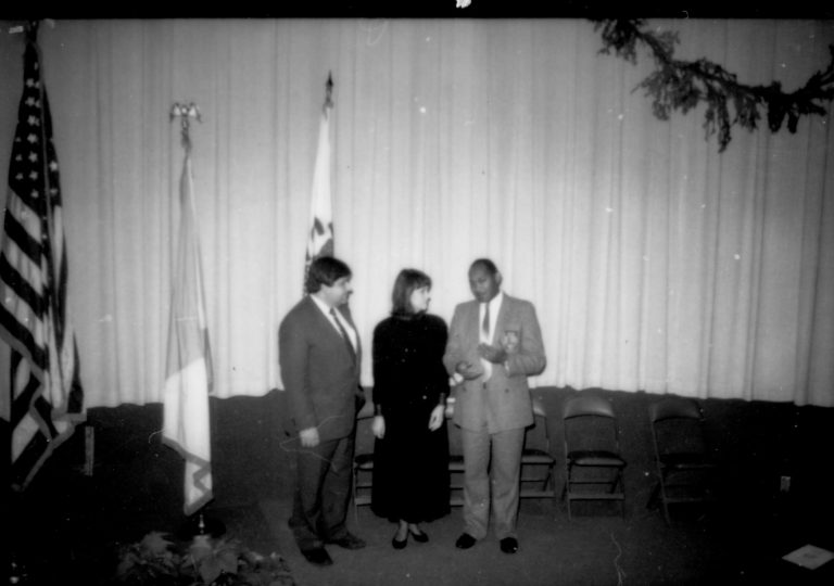 NA Lincoln Home NHS- Christmas in Licoln Neighborhood 1989, 88312 Christmas, award, ceremony