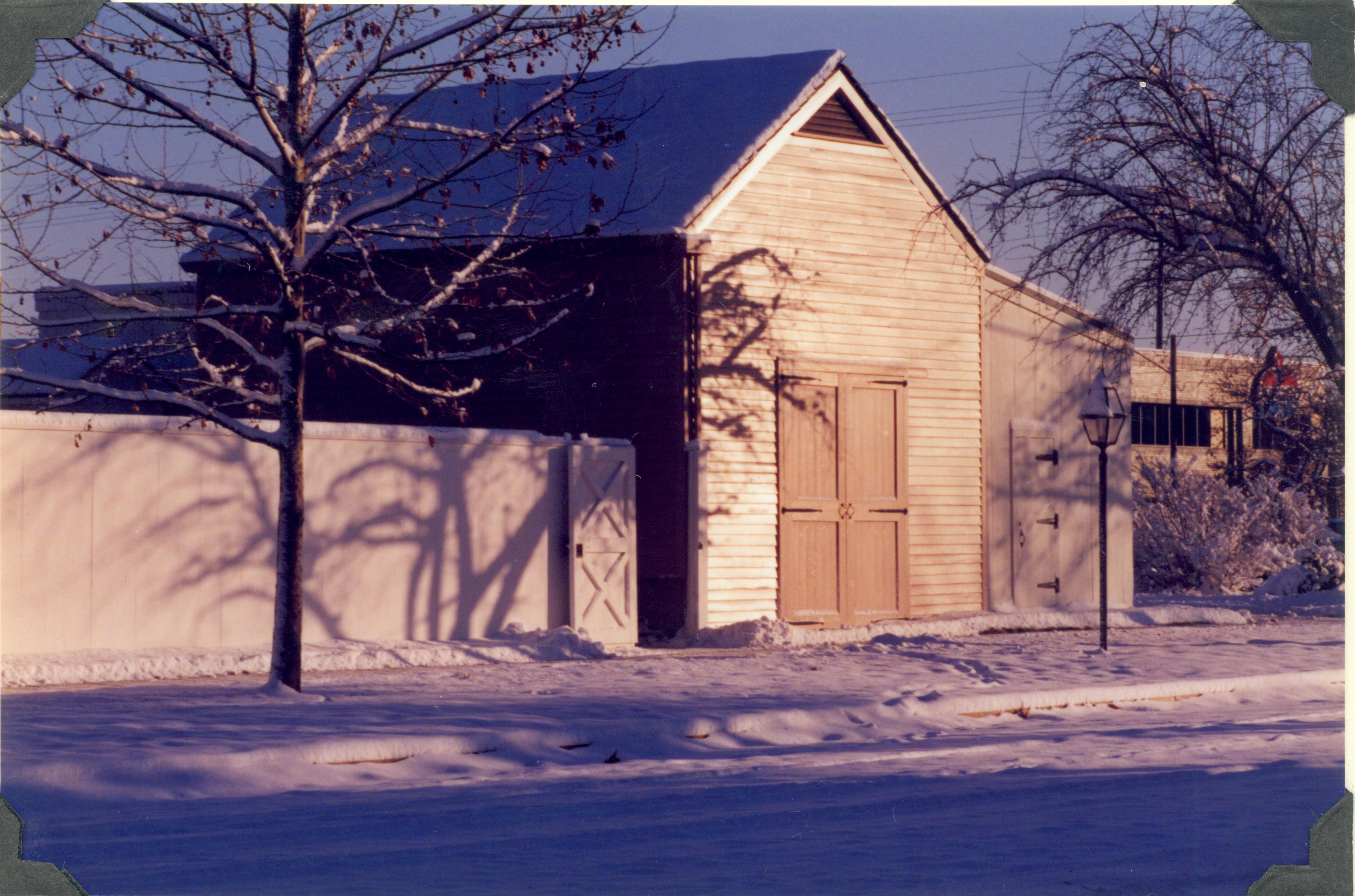 NA Lincoln Home NHS- Christmas in Licoln Neighborhood 1989 Christmas, neighborhood, decorations