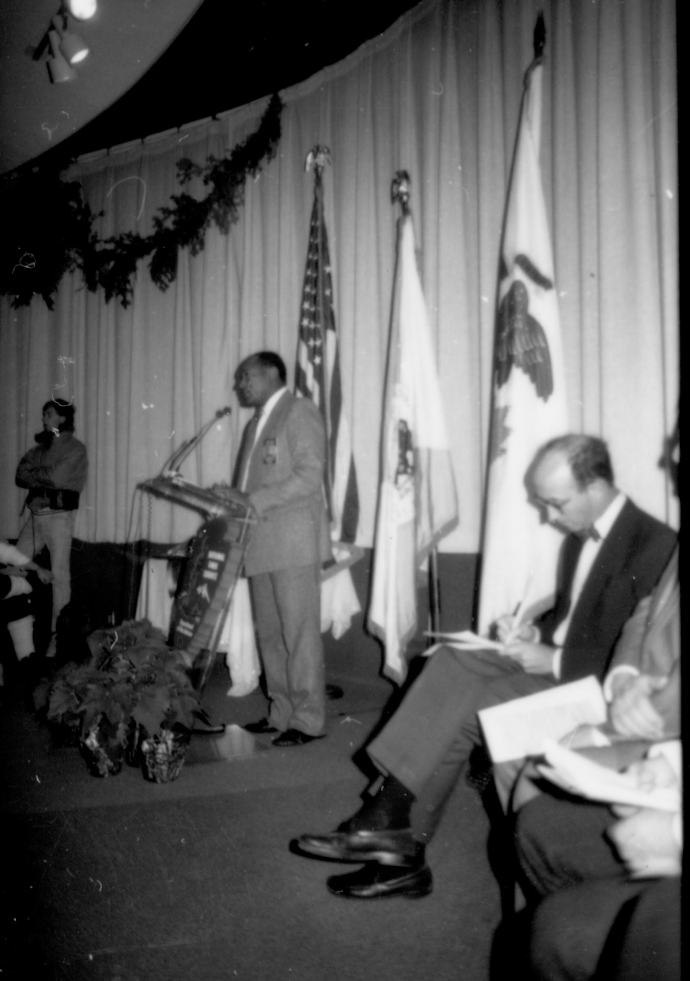 NA Lincoln Home NHS- Christmas in Licoln Neighborhood 1989, 88315 Christmas, neighborhood, ceremony