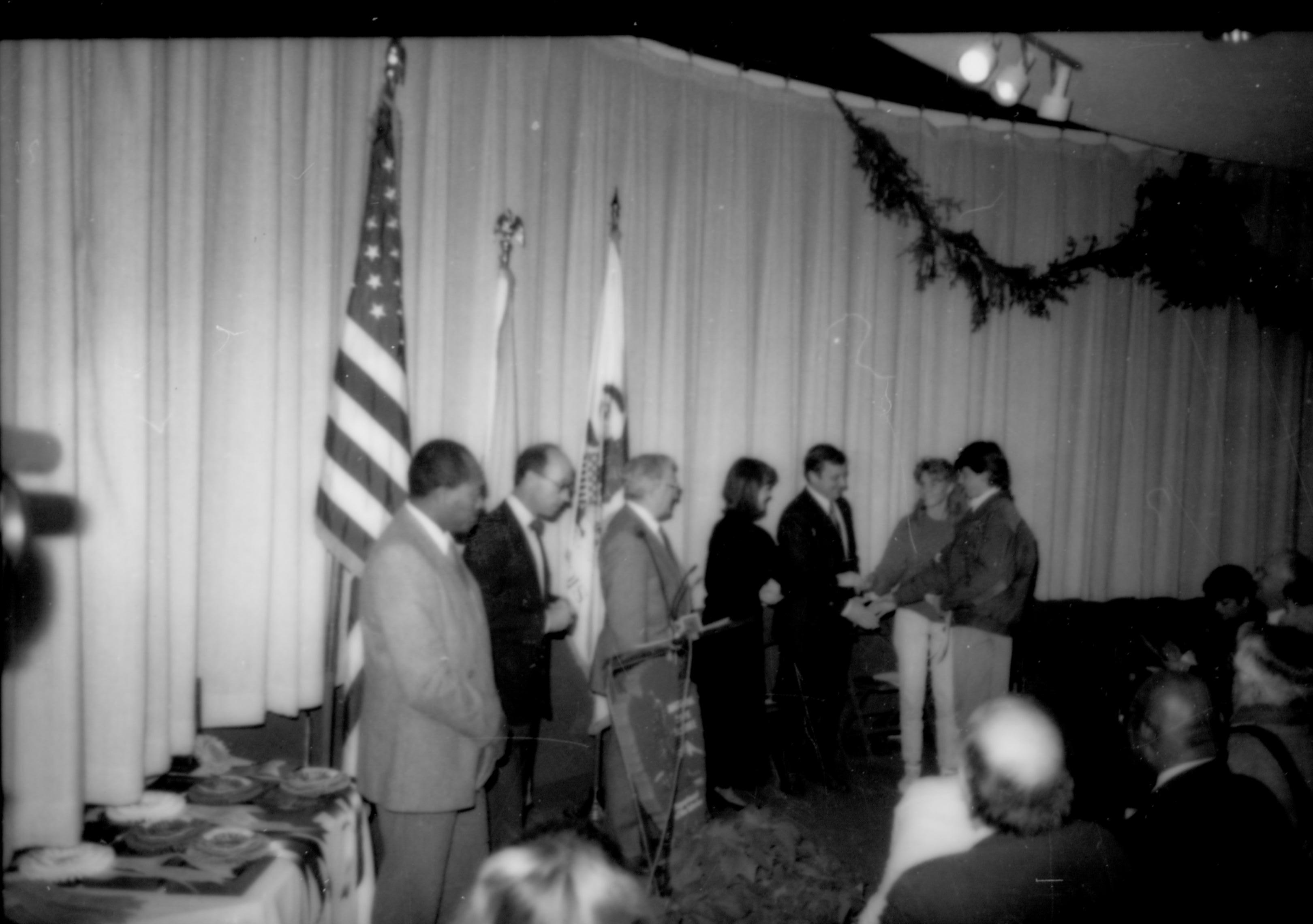 NA Lincoln Home NHS- Christmas in Licoln Neighborhood 1989, 88315 Christmas, neighborhood, ceremony