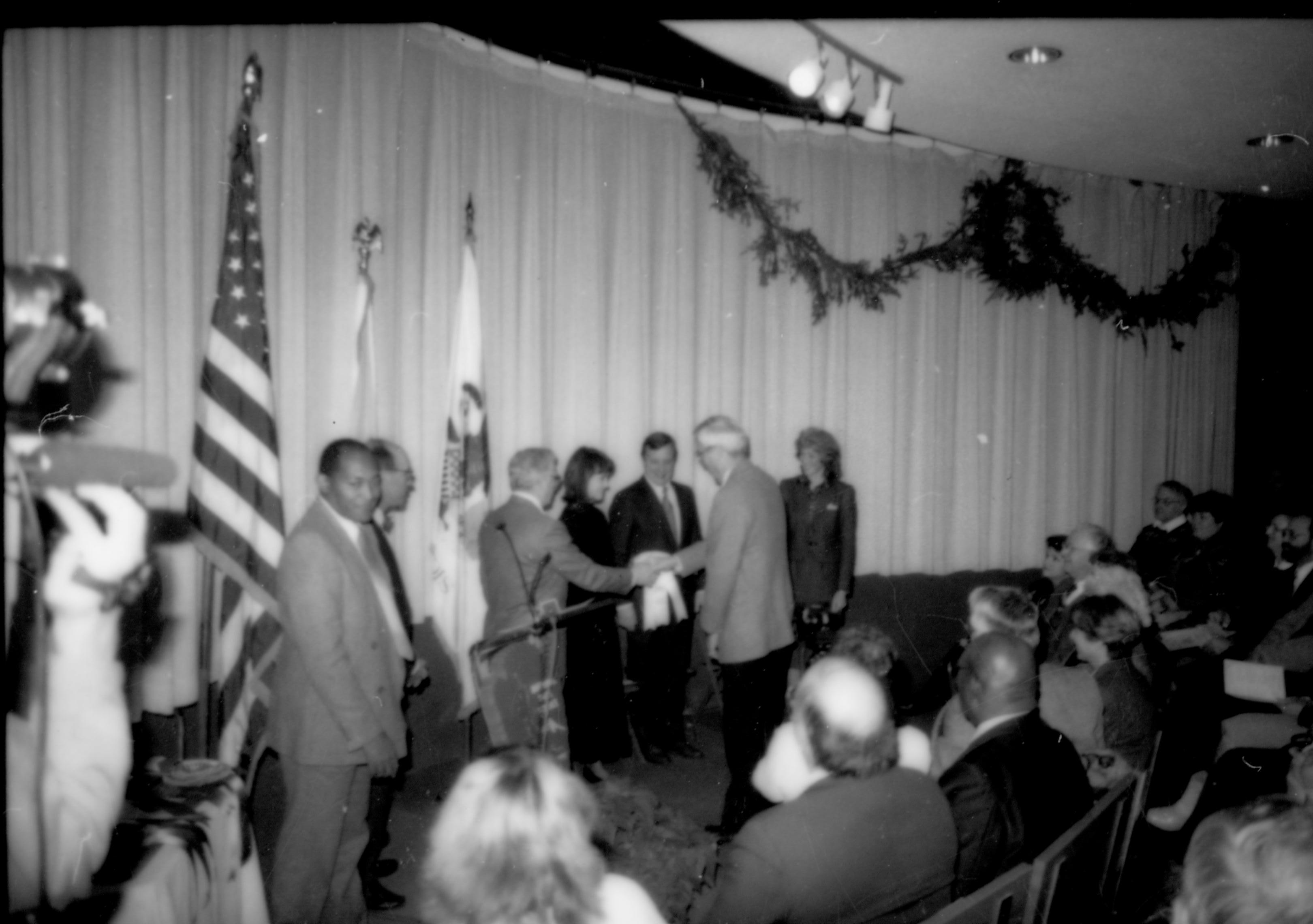 NA Lincoln Home NHS- Christmas in Licoln Neighborhood 1989, 88315 Christmas, neighborhood, ceremony