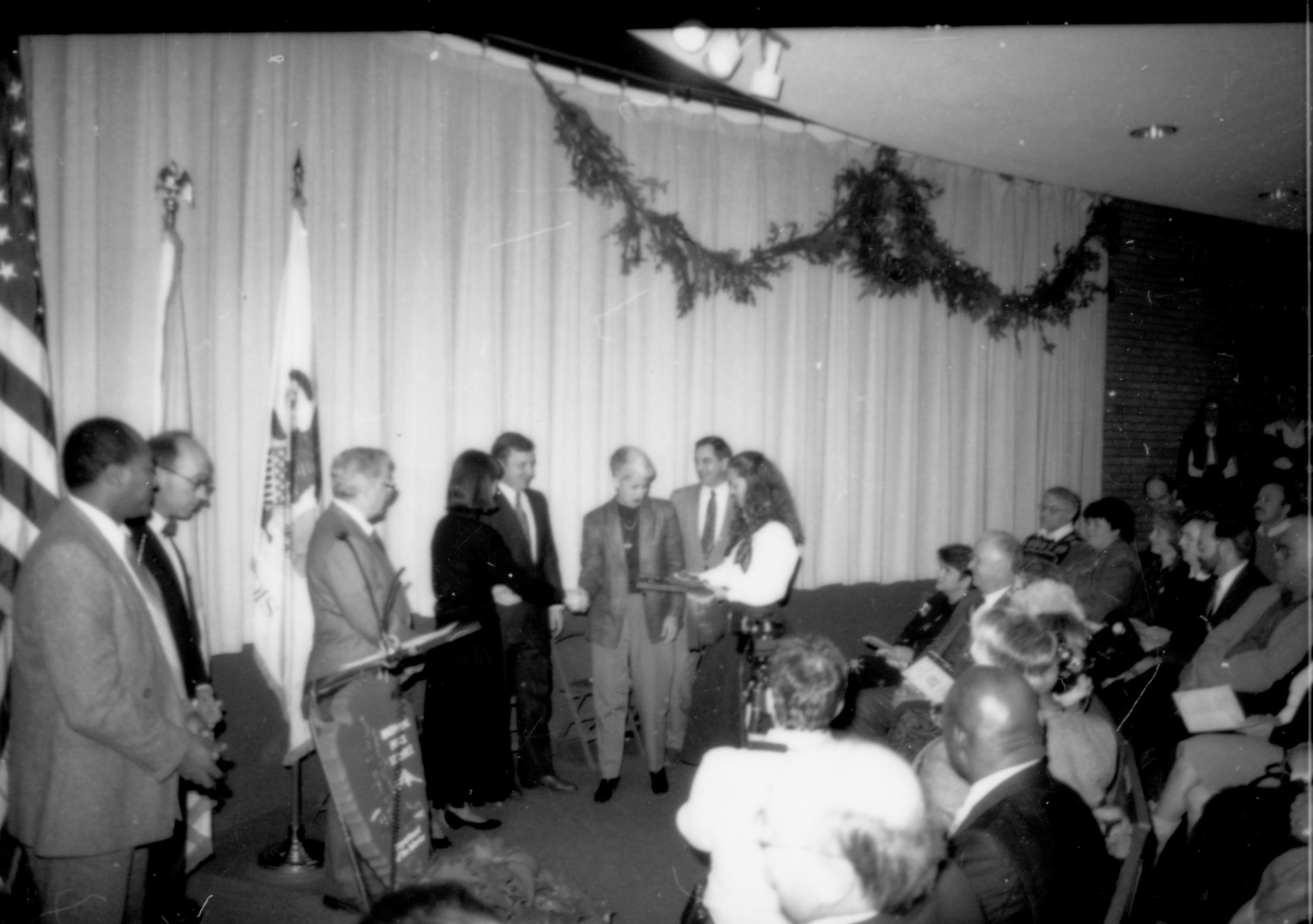 NA Lincoln Home NHS- Christmas in Licoln Neighborhood 1989, 88315 Christmas, neighborhood, ceremony