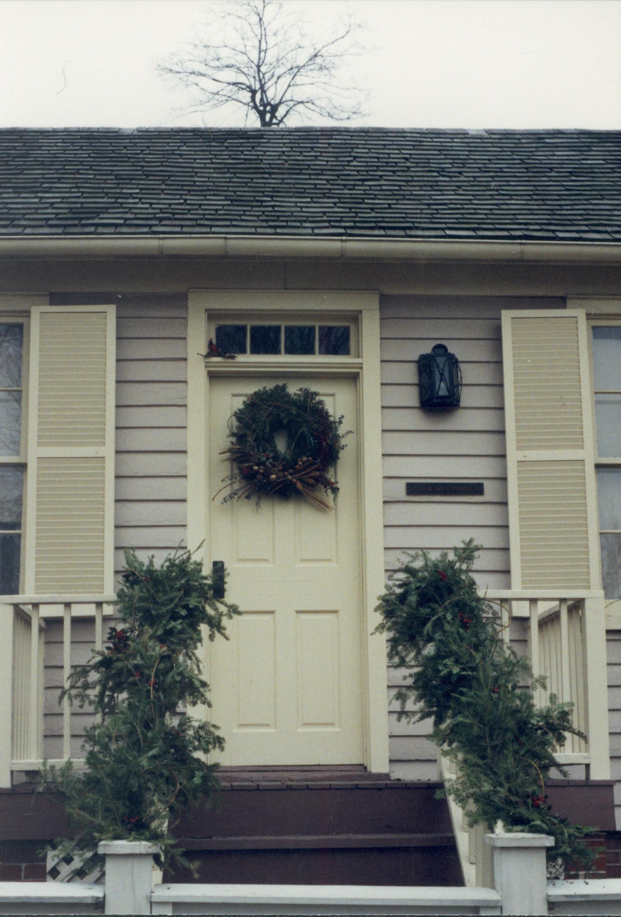 NA Lincoln Home NHS- Christmas in Licoln Neighborhood 1991 Christmas, decorations, neighborhood