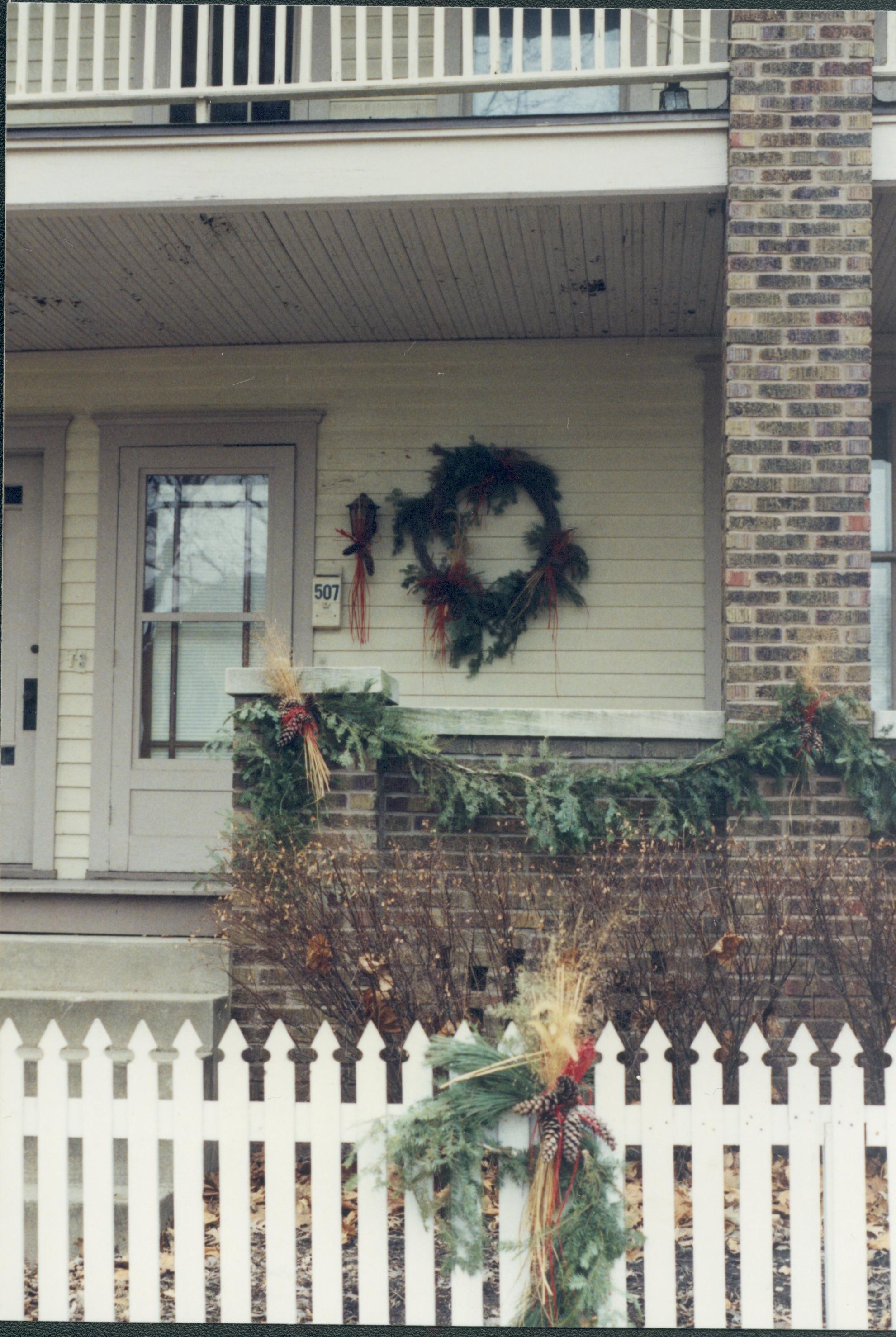 NA Lincoln Home NHS- Christmas in Licoln Neighborhood 1991 Christmas, decorations, neighborhood