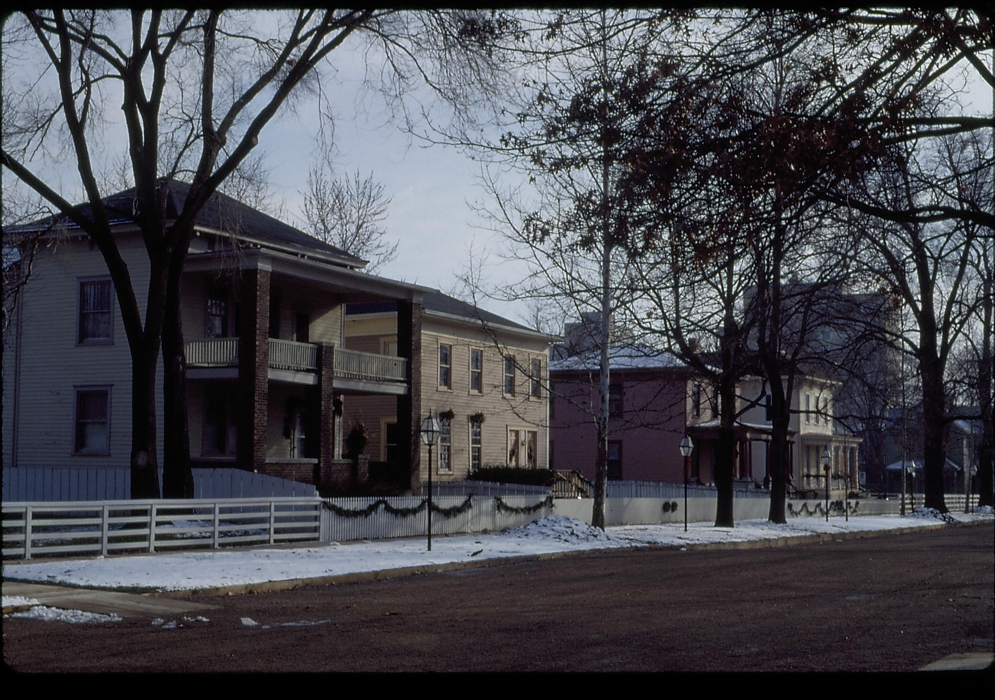 NA Lincoln Home NHS- Christmas in Licoln Neighborhood 1993, Holiday Decorations Christmas, decorations, neighborhood