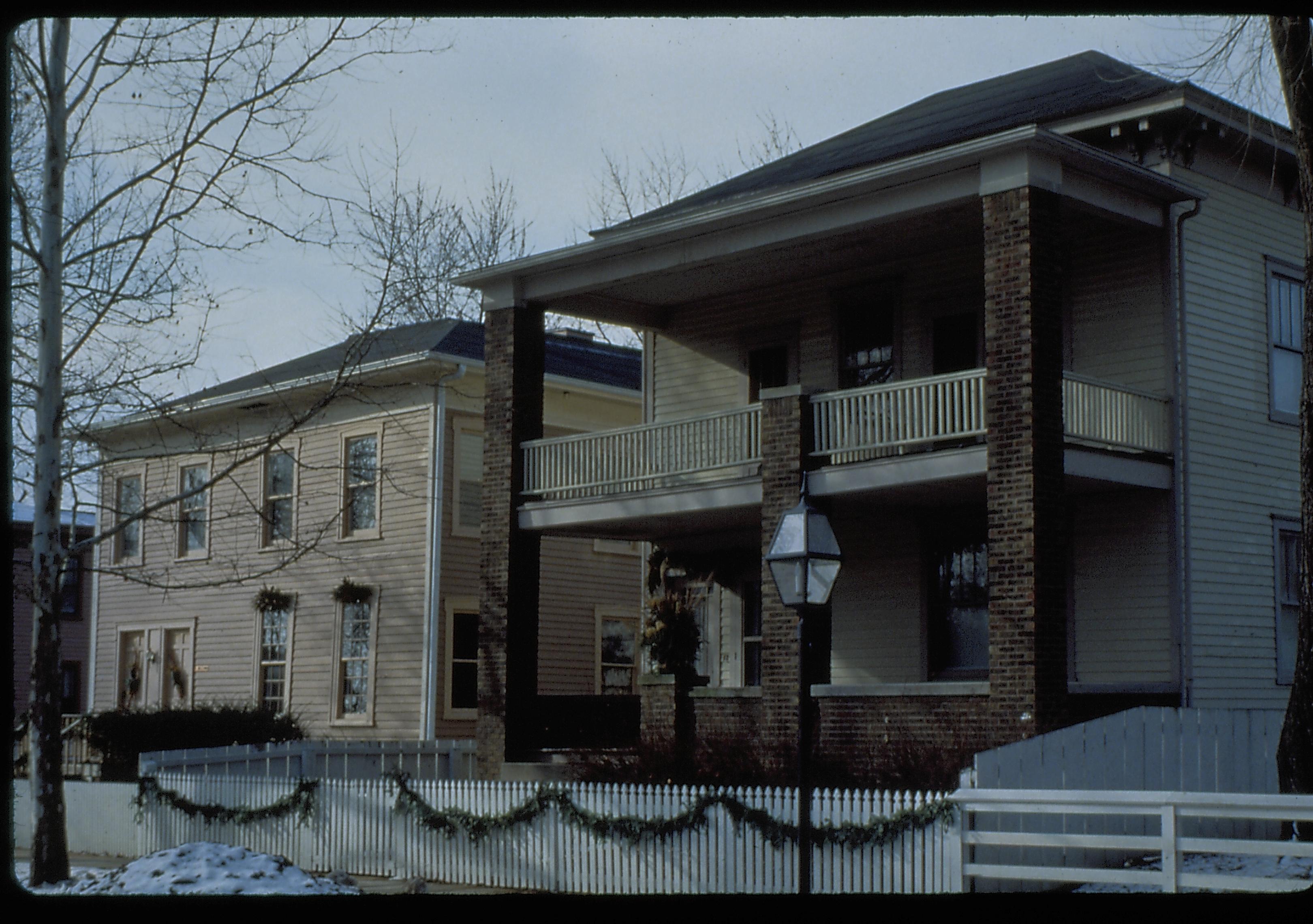 NA Lincoln Home NHS- Christmas in Licoln Neighborhood 1993, Holiday Decorations Christmas, decorations, neighborhood