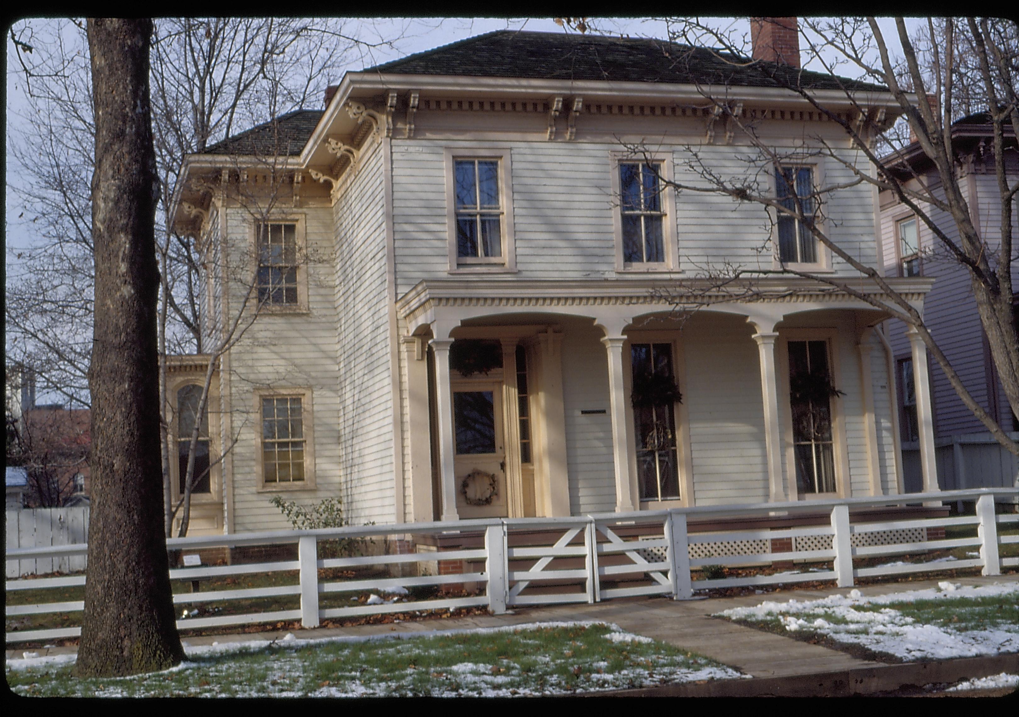 NA Lincoln Home NHS- Christmas in Licoln Neighborhood 1993, Holiday Decorations Christmas, decorations, neighborhood
