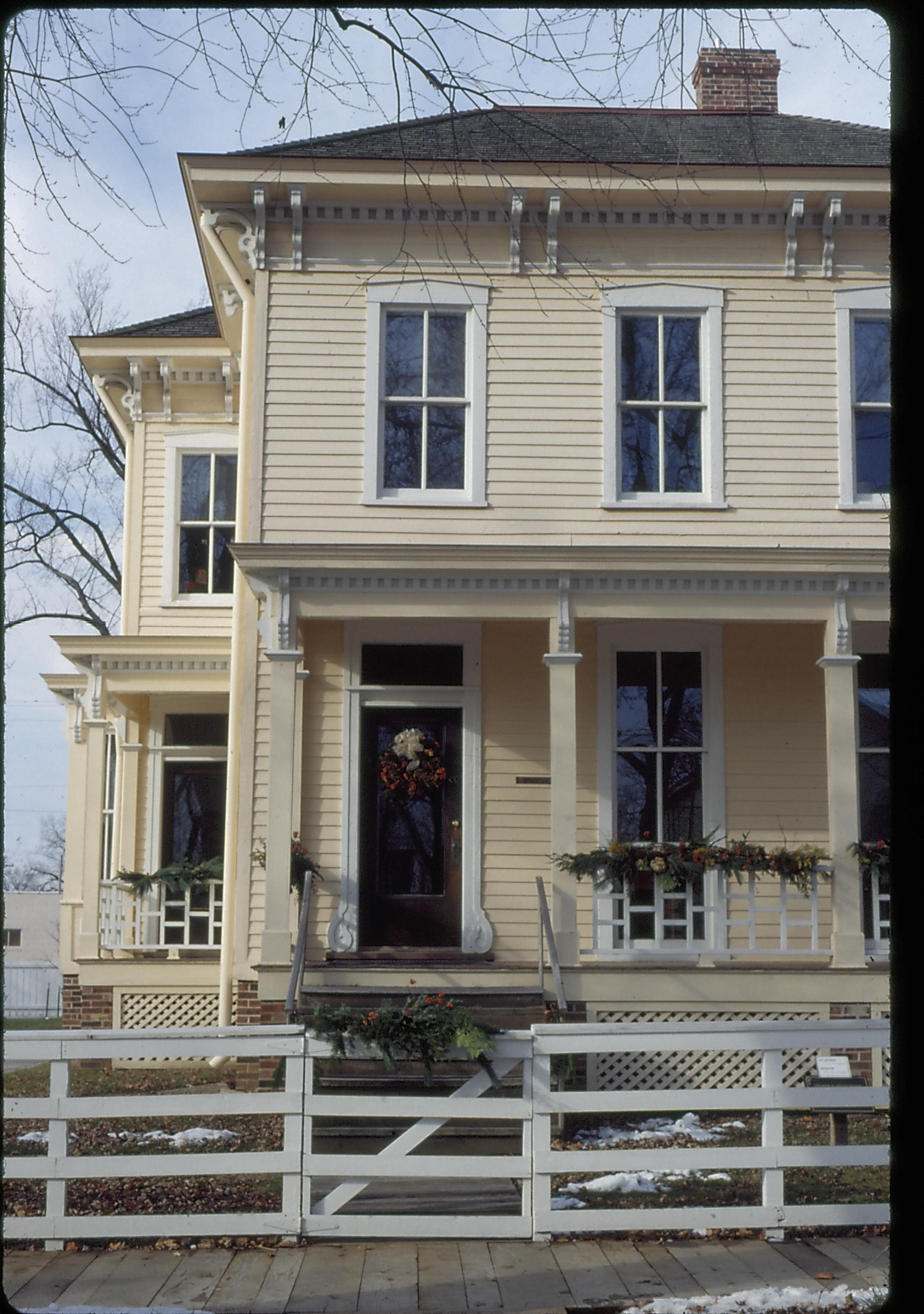 NA Lincoln Home NHS- Christmas in Licoln Neighborhood 1993, Holiday Decorations Christmas, decorations, neighborhood