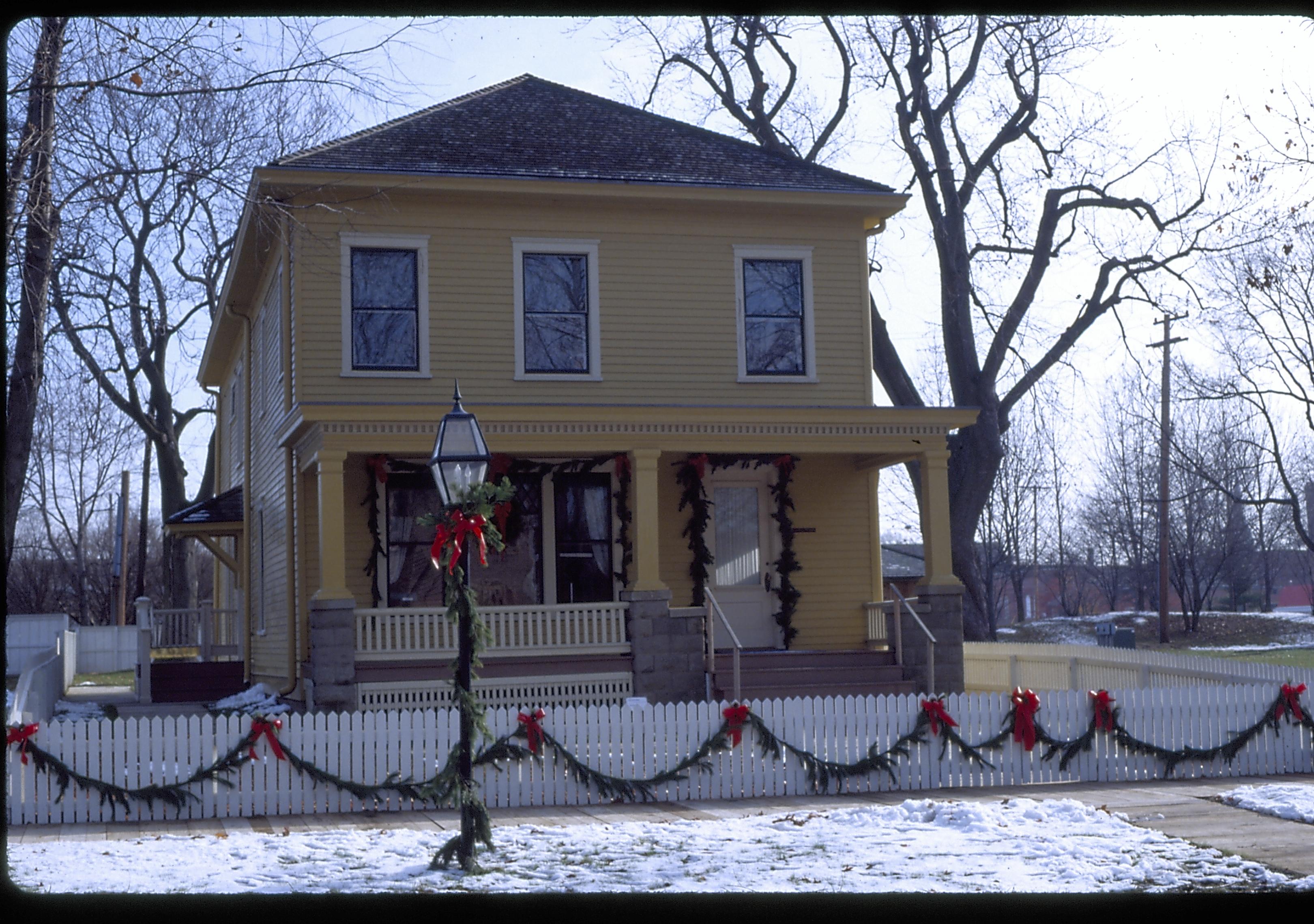 NA Lincoln Home NHS- Christmas in Licoln Neighborhood 1993, Holiday Decorations Christmas, decorations, neighborhood