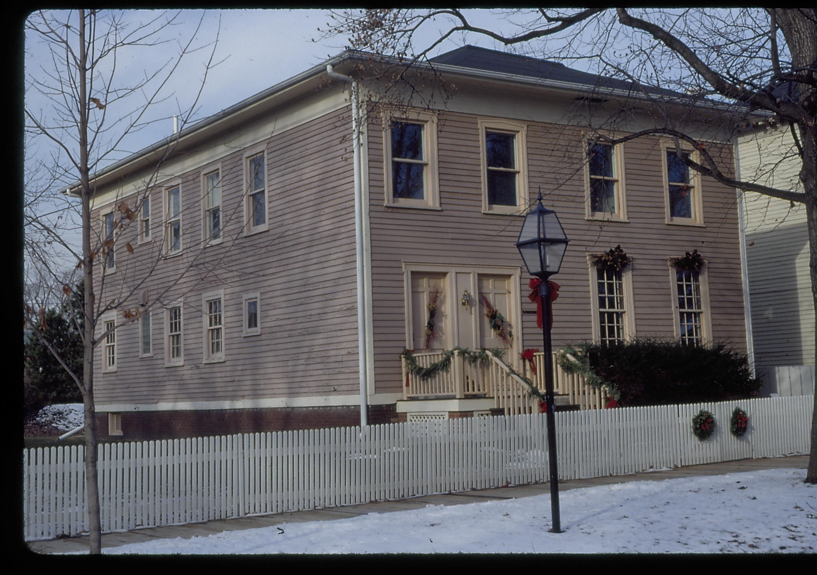 NA Lincoln Home NHS- Christmas in Licoln Neighborhood 1993, Holiday Decorations Christmas, decorations, neighborhood