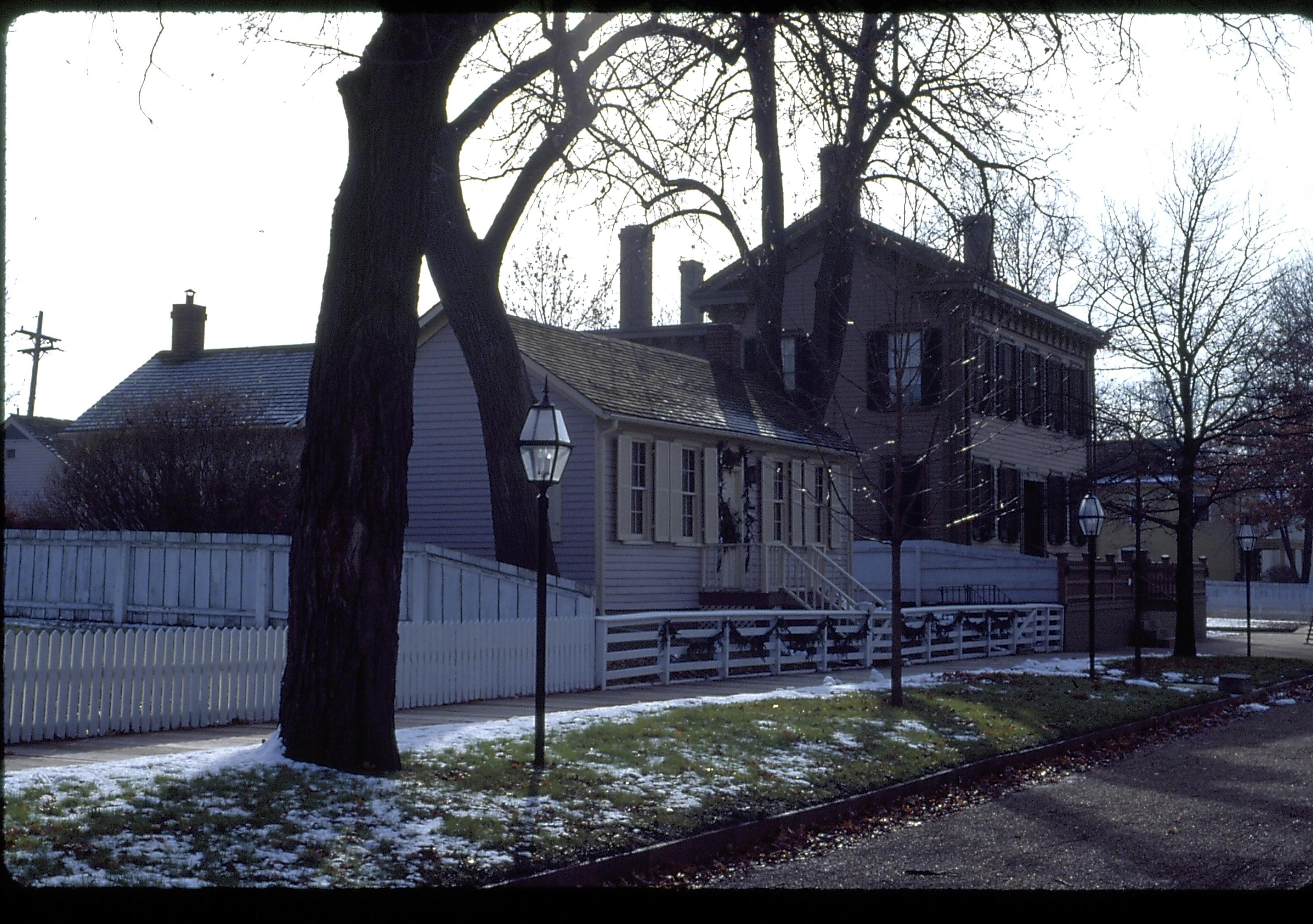 NA Lincoln Home NHS- Christmas in Licoln Neighborhood 1993, Holiday Decorations Christmas, decorations, neighborhood
