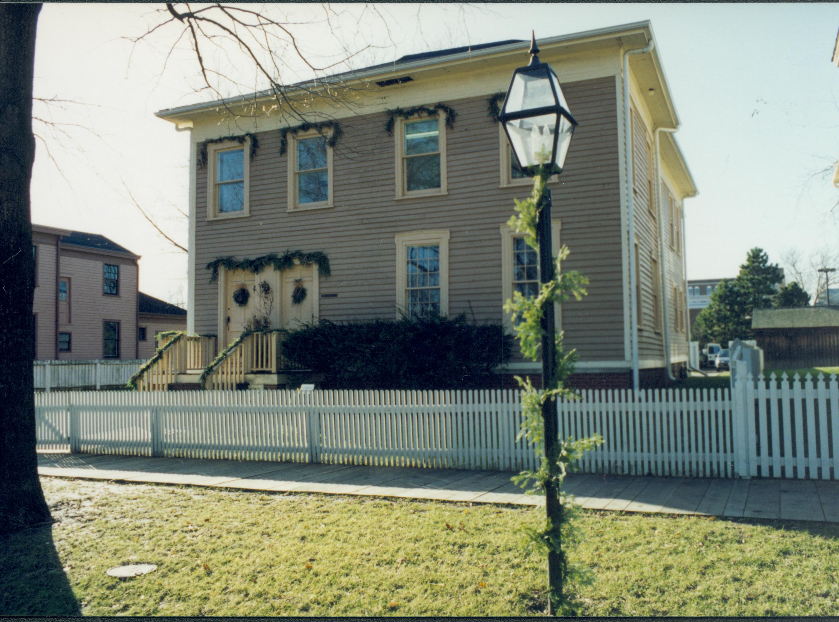 NA Lincoln Home NHS- Christmas in Licoln Neighborhood 1993, Holiday Decorations Christmas, decorations, neighborhood