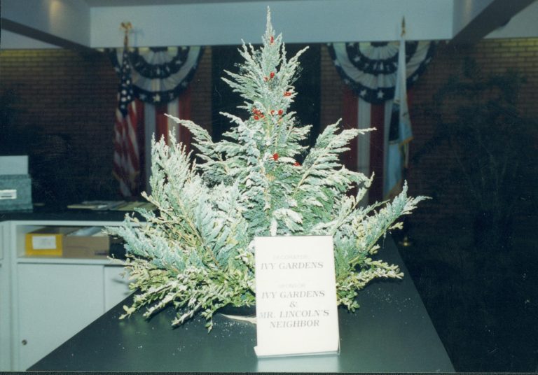 NA Lincoln Home NHS- Christmas in Licoln Neighborhood 1993, Holiday Decorations Christmas, decorations, neighborhood