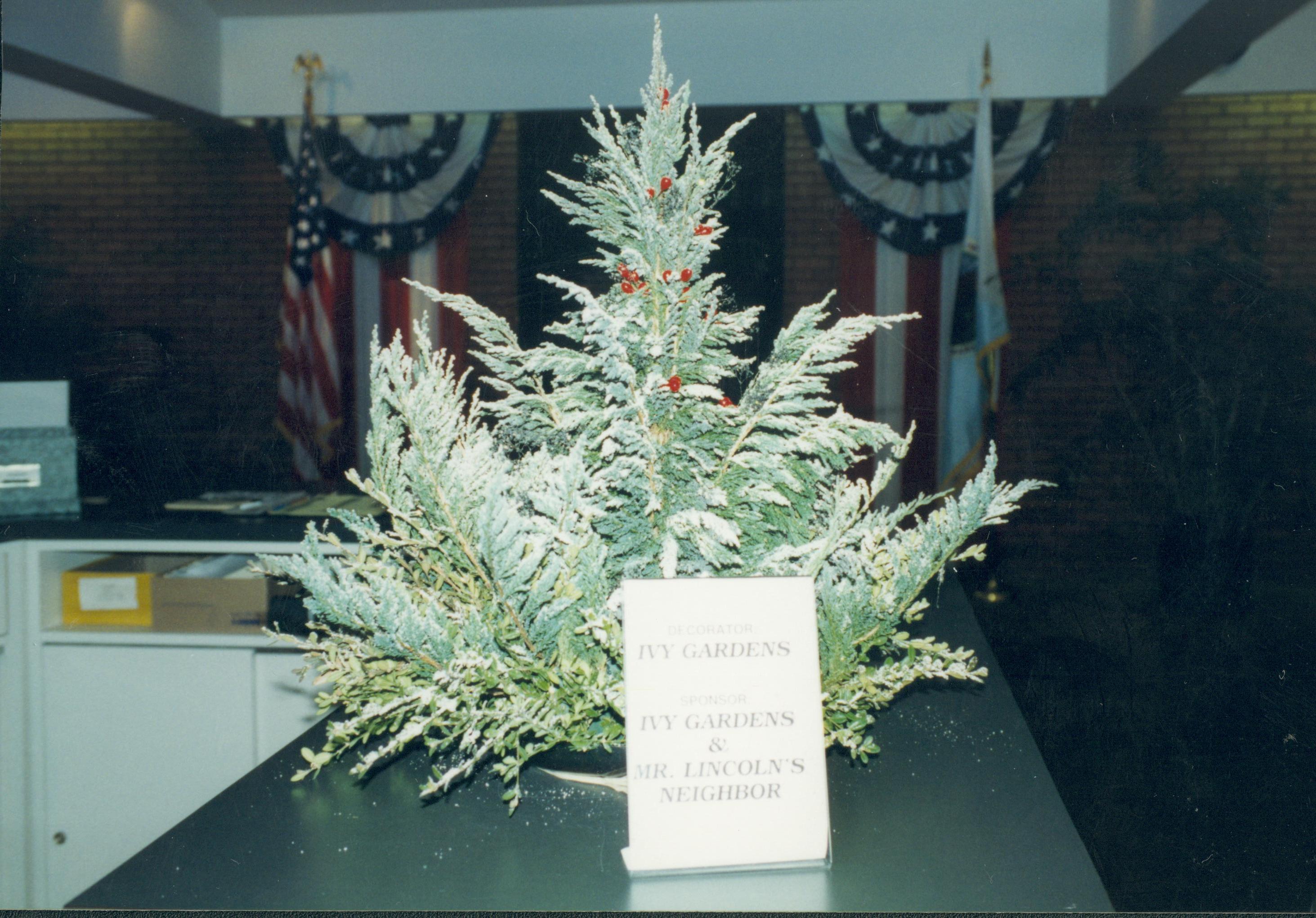NA Lincoln Home NHS- Christmas in Licoln Neighborhood 1993, Holiday Decorations Christmas, decorations, neighborhood