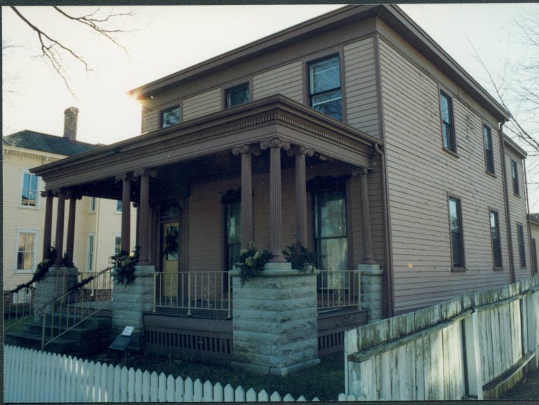 NA Lincoln Home NHS- Christmas in Licoln Neighborhood 1993, Holiday Decorations Christmas, decorations, neighborhood